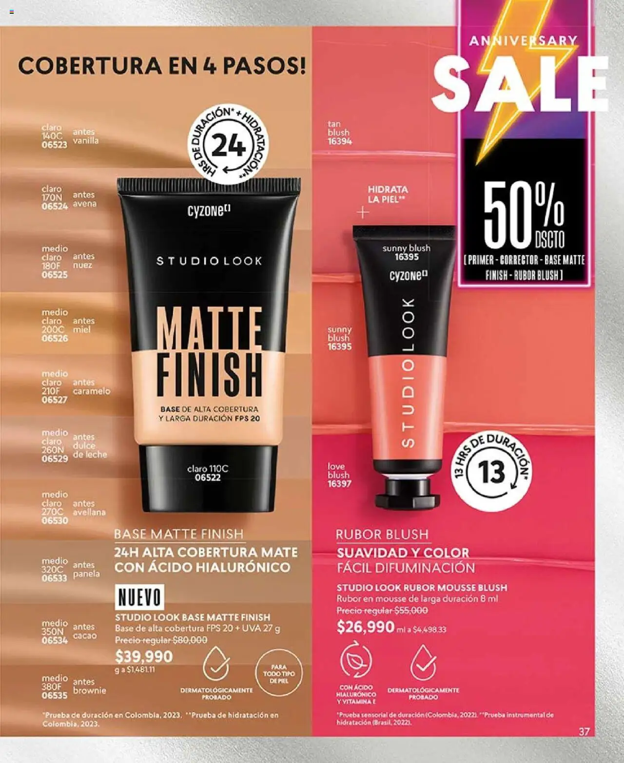 CyZone revista - valida desde el 16.06.2025 | Página: 37 | Productos: Uva, Mousse, Corrector, Leche