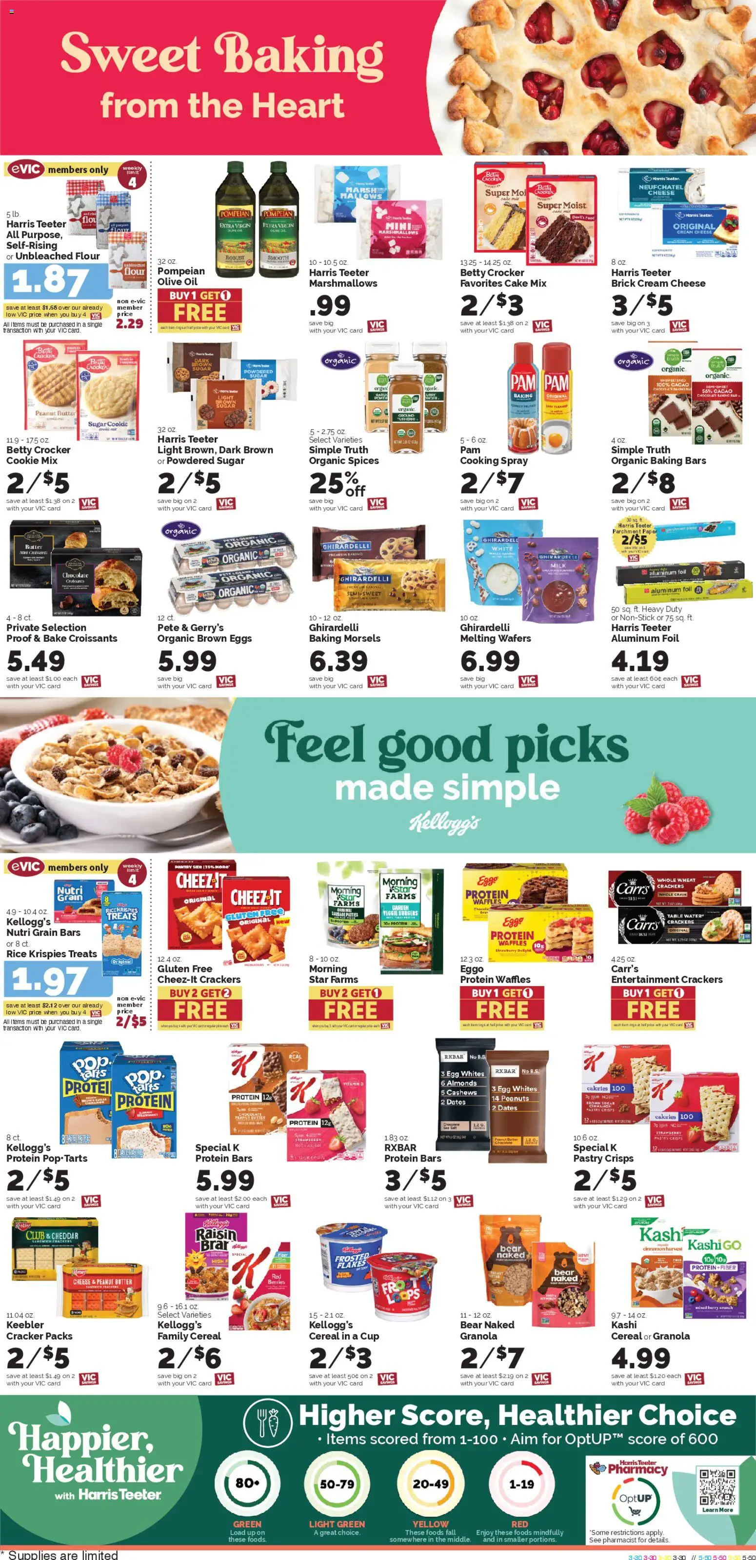 Harris Teeter Weekly Ad - SC - valid from 11.02.2026 | Page: 11 | Products: Milk, Chocolate, Salt, Croissants