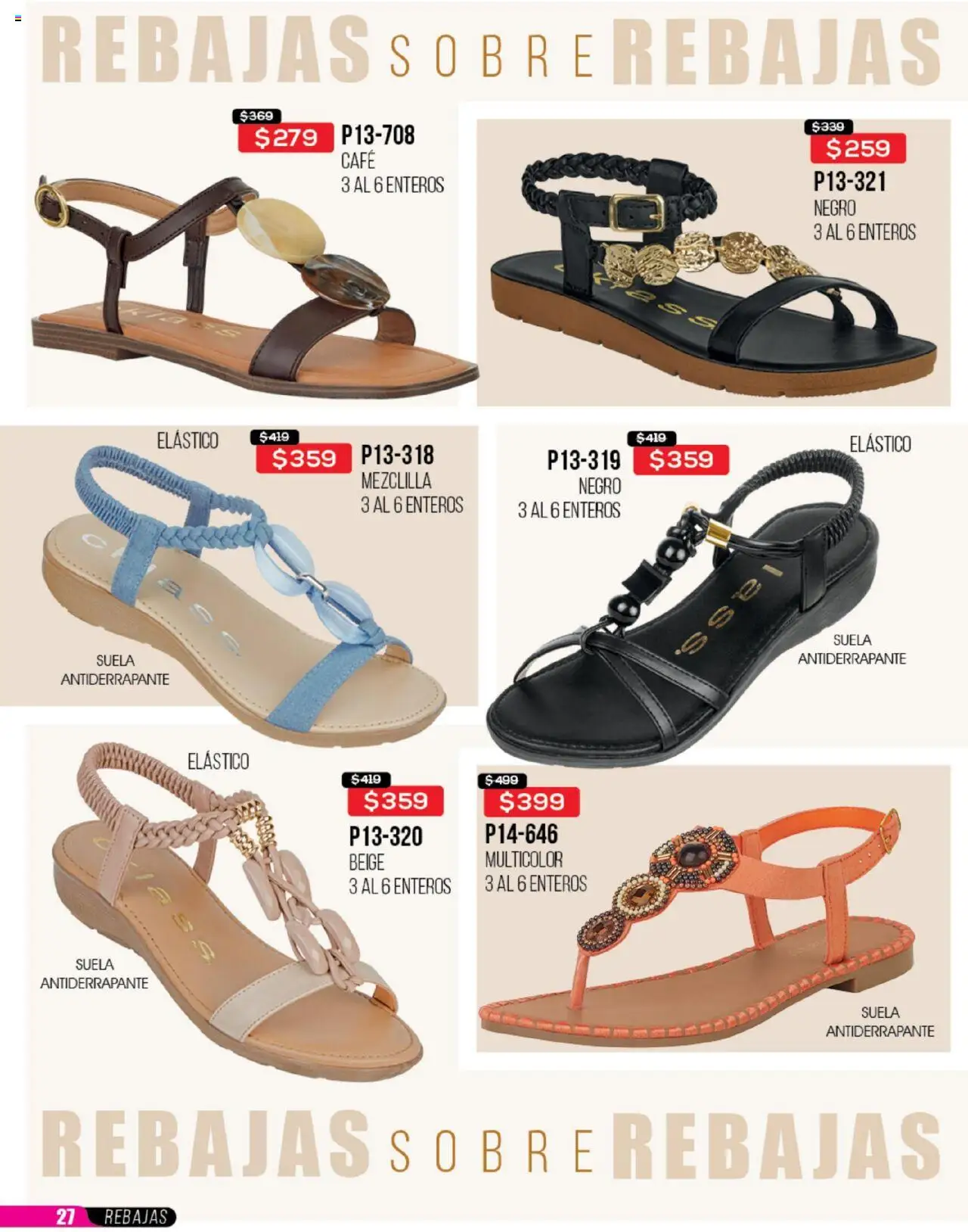 Nuevas ofertas de Cklass válidas en toda la República Mexicana desde el 23.06.2025. ¡Encuentra las mejores ofertas en Cklass catálogo Rebajas Sobre Calzado! | Página: 28 | Productos: Café, Sobre