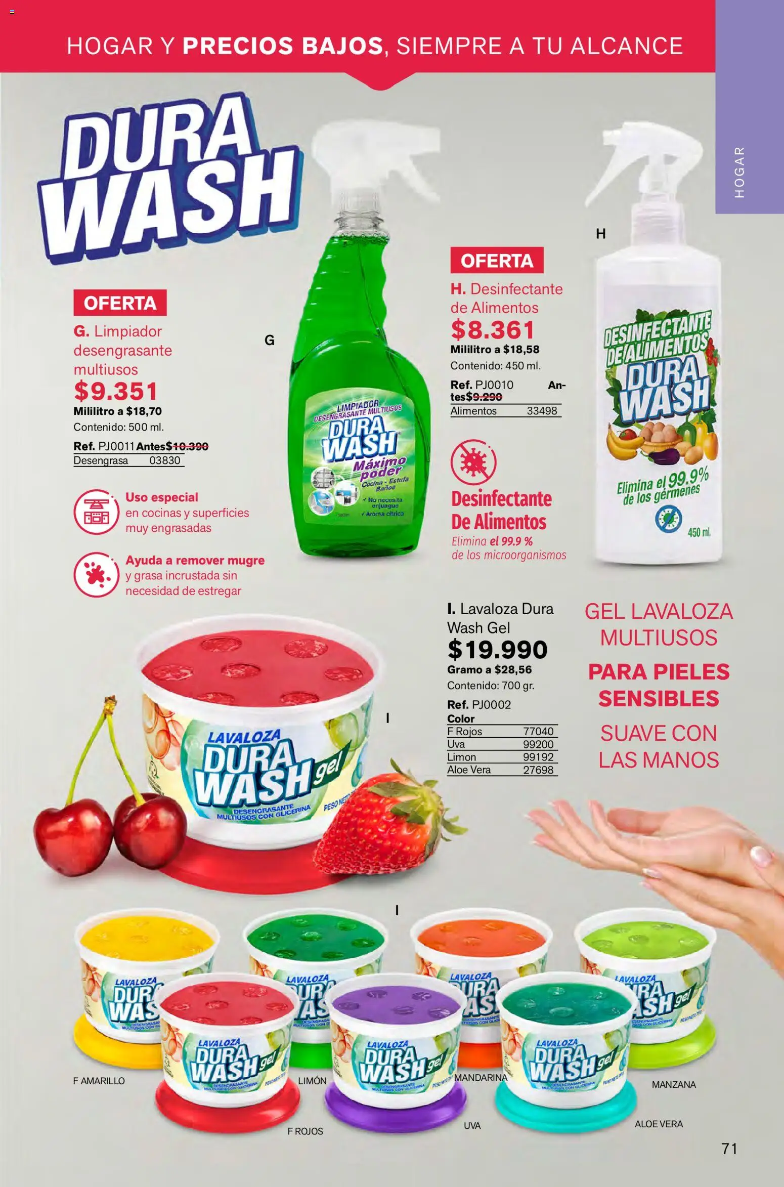 Leonisa revista - valida desde el 02.01.2026 | Página: 71 | Productos: Peso, Limón, Limpiador, Loción tonificante