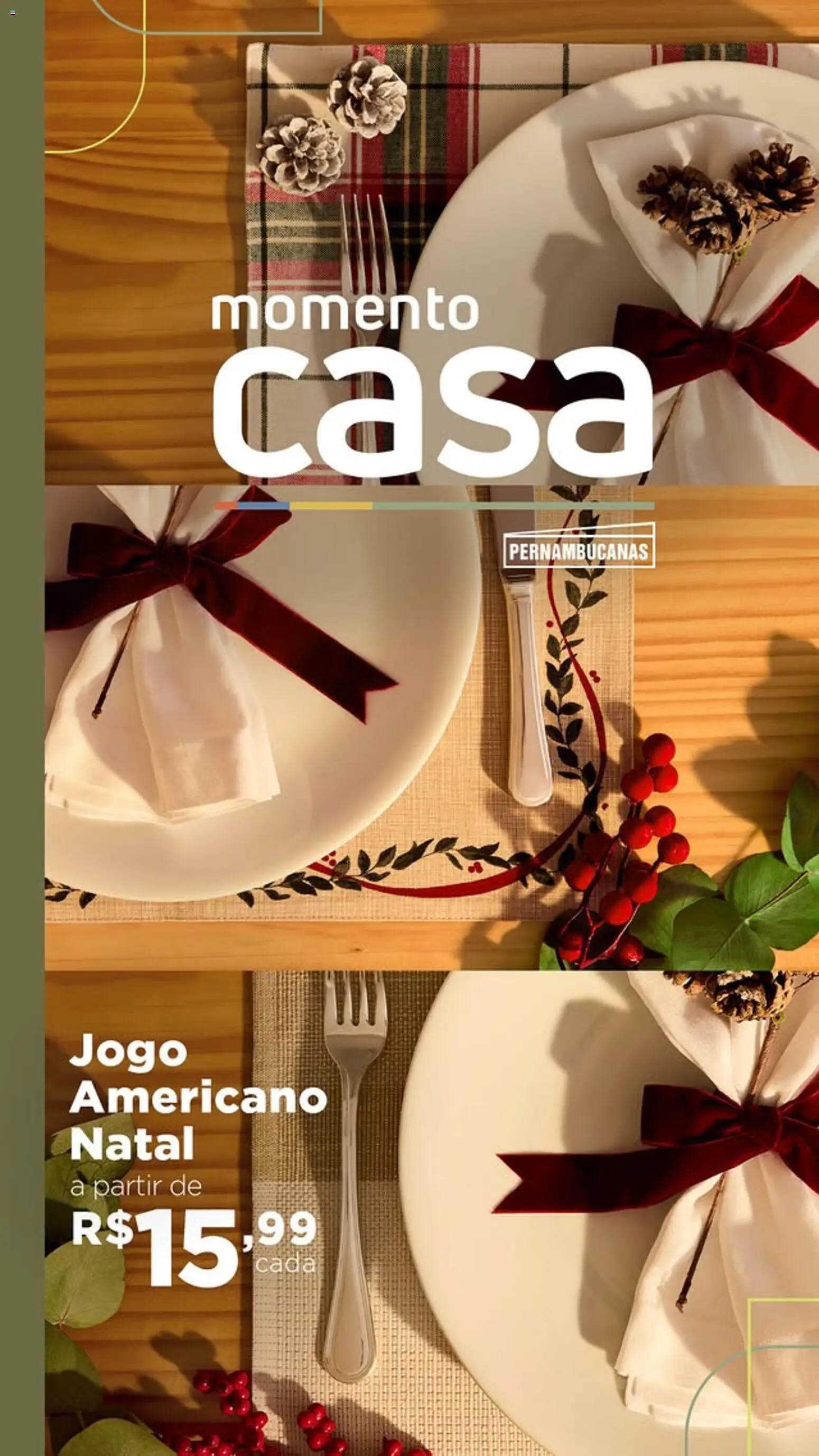 Pernambucanas Folheto - válido de 13.11.2025 | Página: 13 | Produtos: Jogo americano