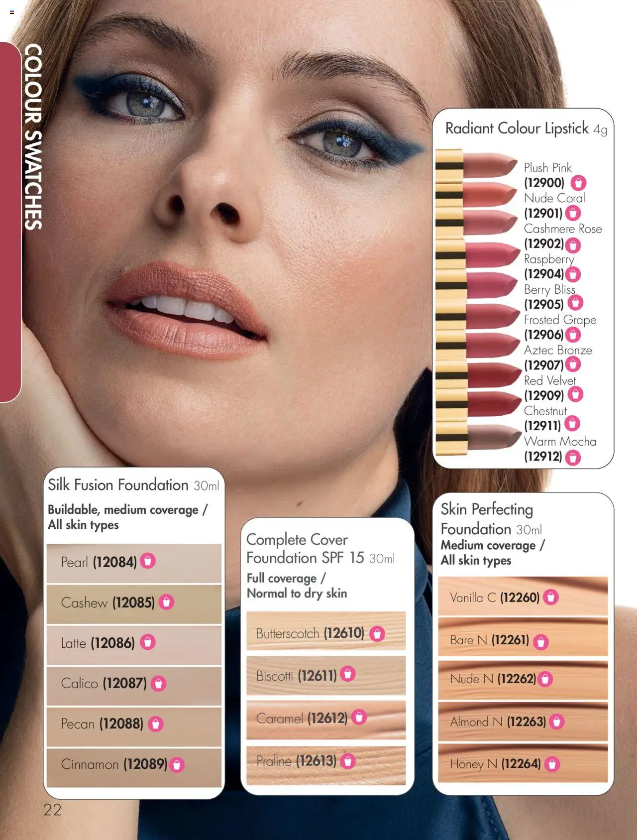 Nutrimetics catalogue - valid from 01.07.2025 | Page: 22 | Products: Lipstick, Honey, Raspberry, Foundation