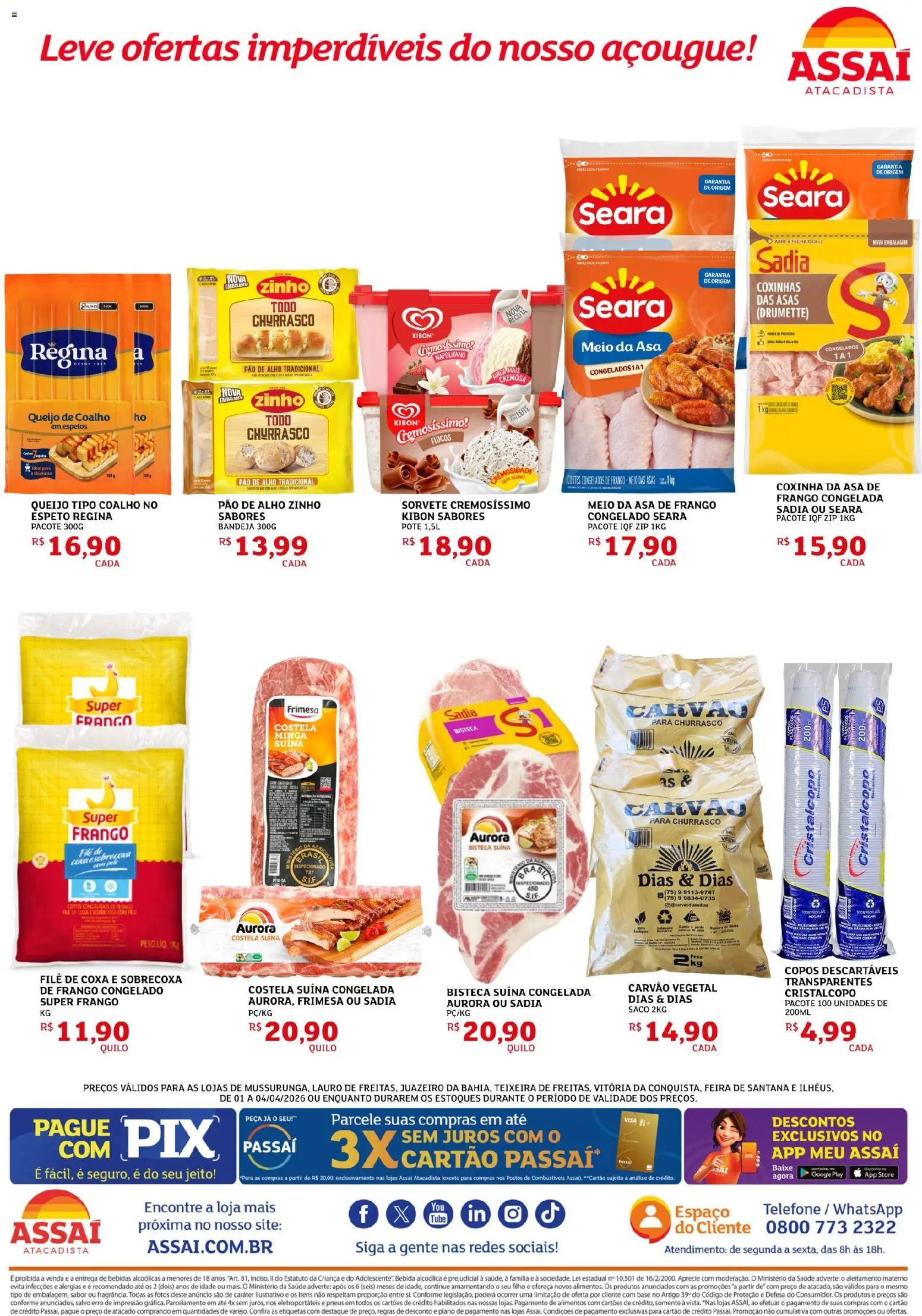 Assaí Atacadista Folheto - válido de 01.04.2026 | Página: 3
