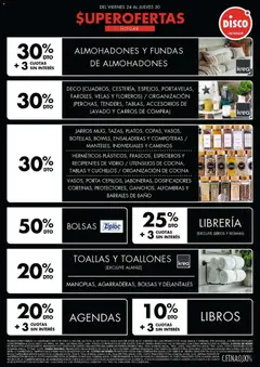 Vista previa Disco - Ofertas | Electro, T. Libre y más válido desde el 24.10.2025 | Página: 3 | Productos: Disco, Cocina, Toallas, Baño