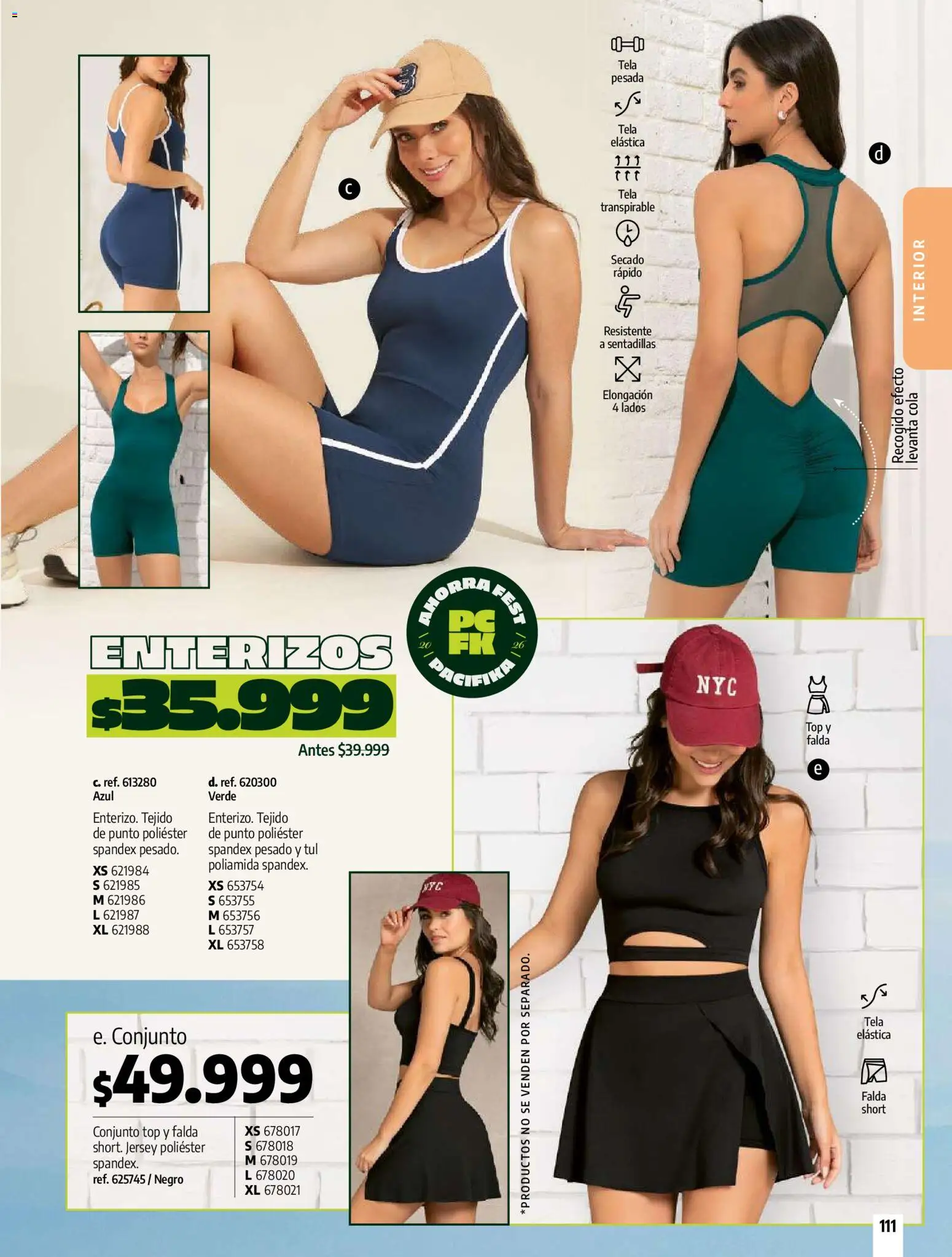 Pacifika revista - valida desde el 01.02.2026 | Página: 111 | Productos: Falda, Short, Top, Conjunto