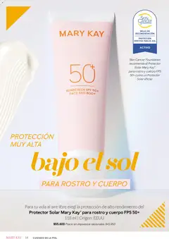 Vista previa Mary Kay catálogo válido desde el 02.01.2026 | Página: 16 | Productos: Body, Protector solar