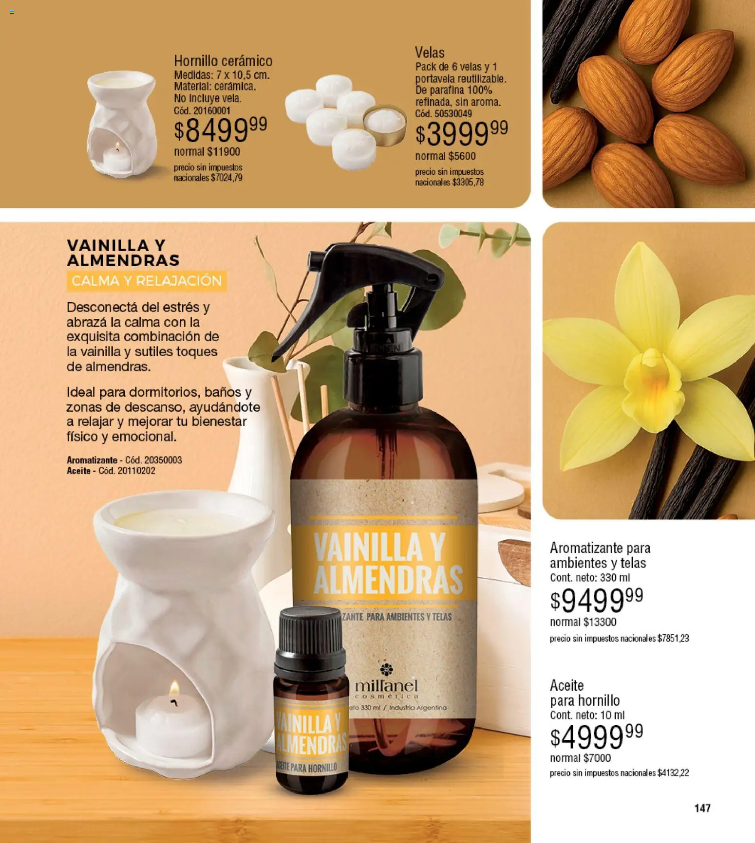Millanel - Catálogo │ válido desde el 27.04.2026 | Página: 147 | Productos: Cerámico, Almendras, Aceite