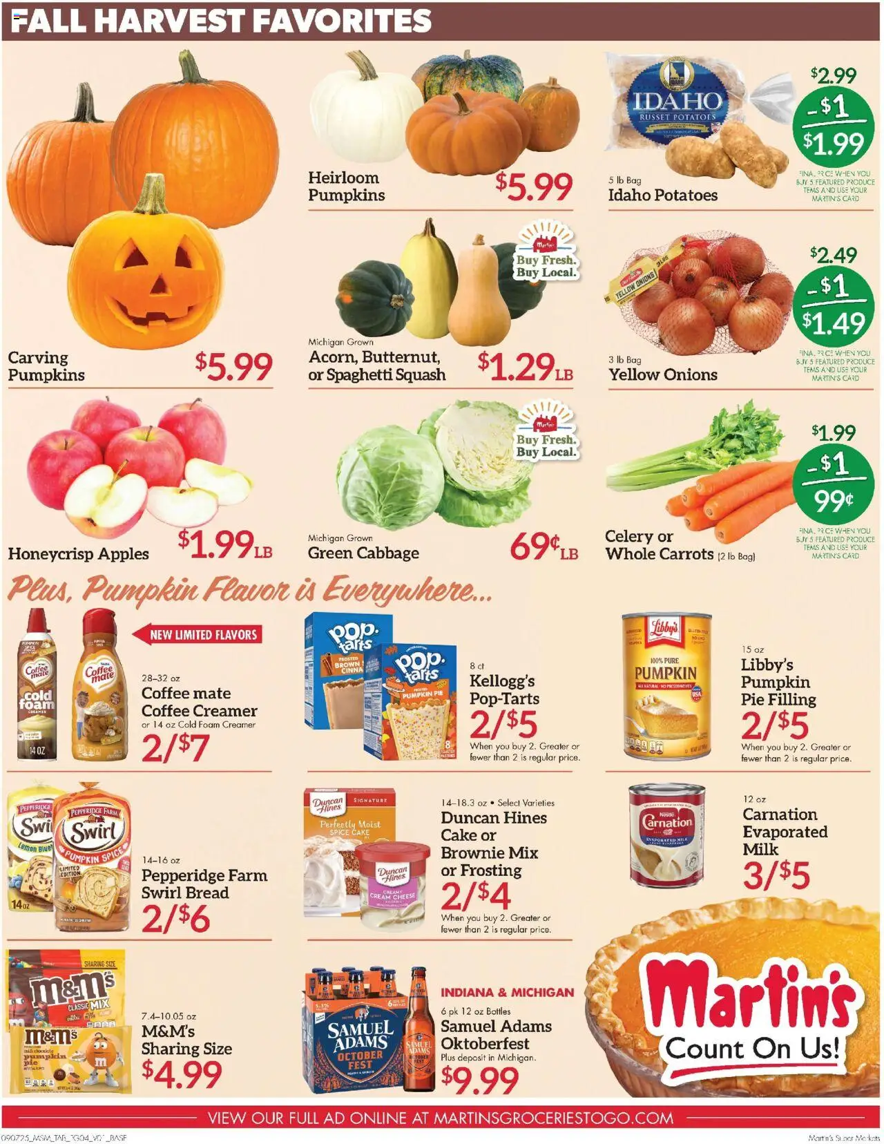 Martin’s Ad - valid from 07.09.2025 | Page: 4 | Products: Toaster, Squash, Cheese, Cabbage