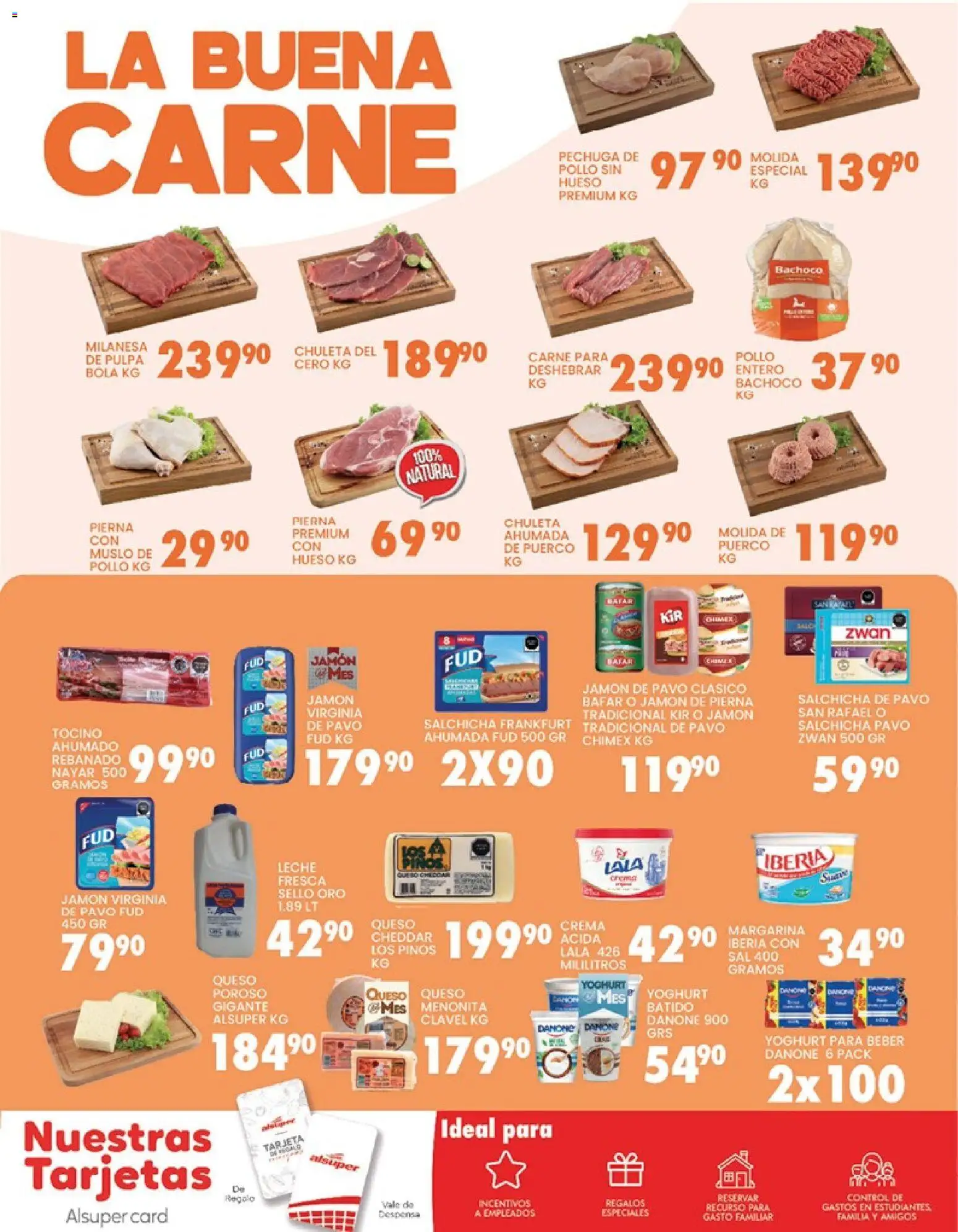 Nuevas ofertas de Alsuper válidas en toda la República Mexicana desde el 31.03.2026. ¡Encuentra las mejores ofertas en Alsuper folleto Chihuahua-Ciudad! | Página: 6 | Productos: Pollo, Sal, Leche, Queso