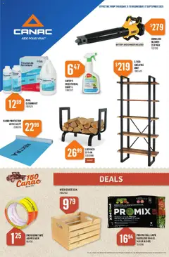 Preview of Canac weekly flyer from shop Canac valid from 11.09.2025