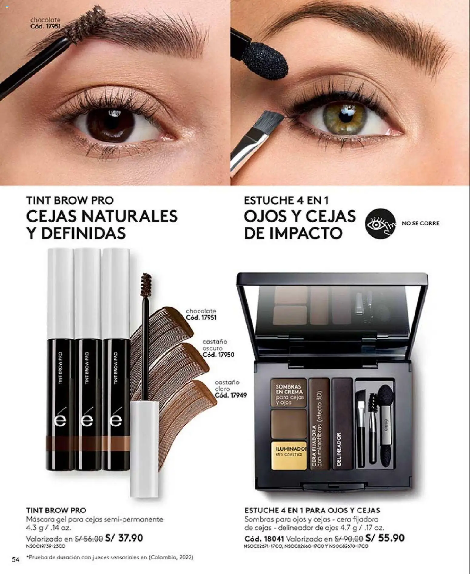 Catálogo Ésika válido desde 04.04.2026 | Página: 54 | Productos: Máscara, Delineador, Chocolate, Crema