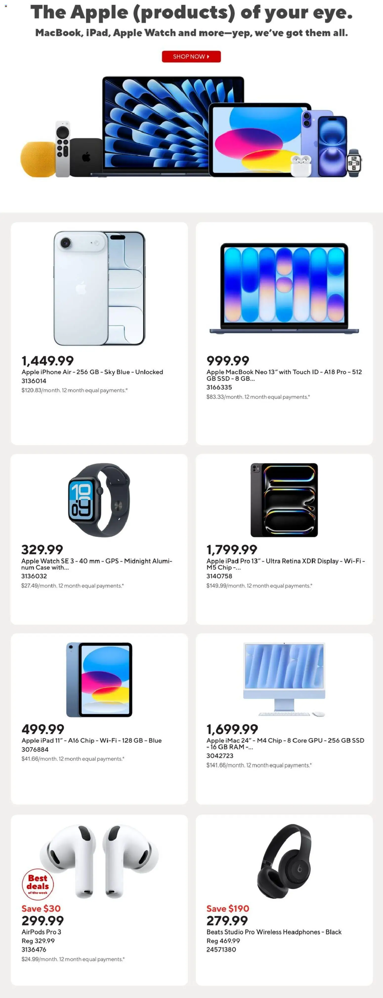 Staples flyer valid from 03.04.2026 | Page: 8 | Products: Watch, Headphones, Case