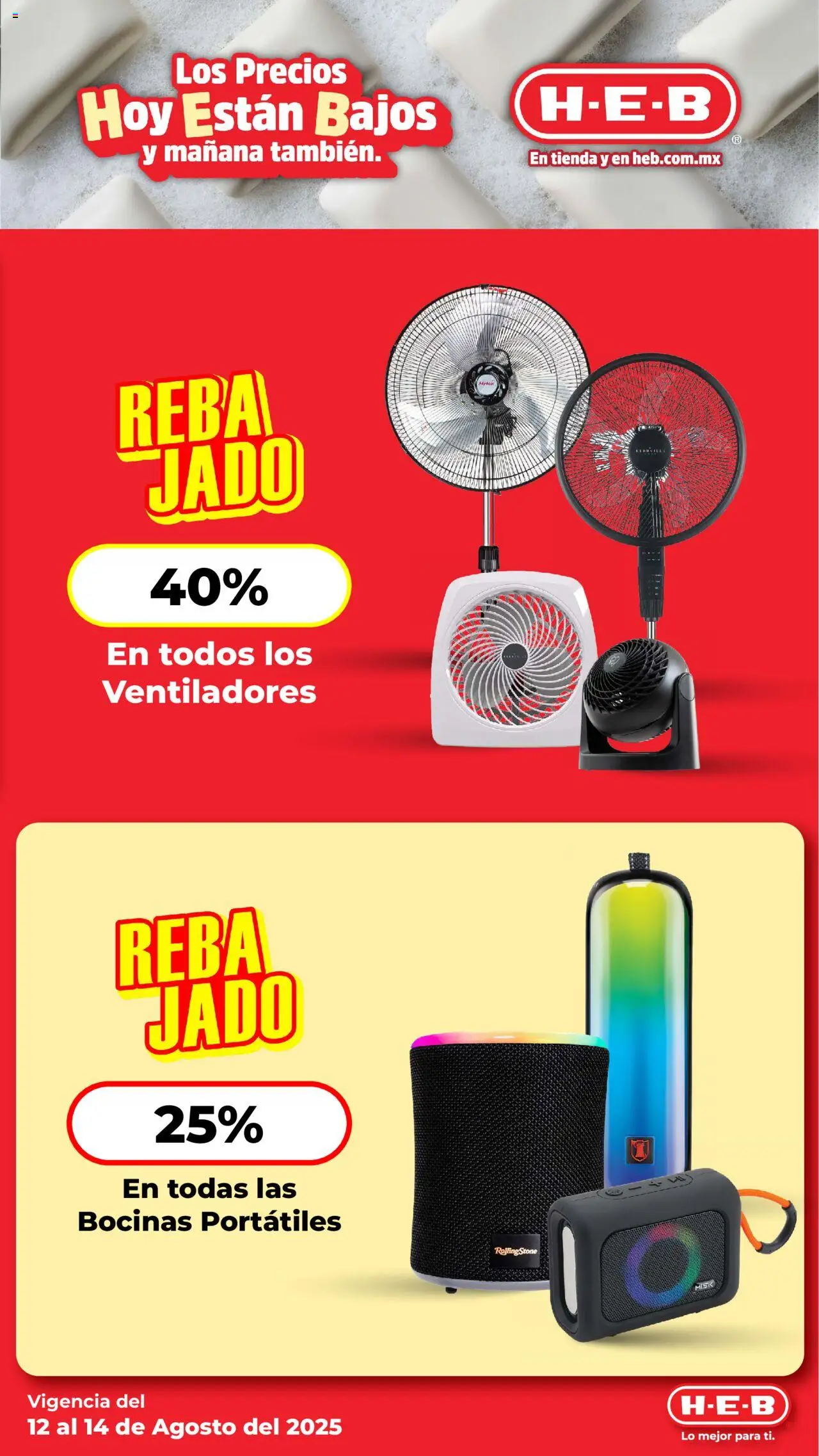 Nuevas ofertas de H-E-B válidas en toda la República Mexicana desde el 12.08.2025. ¡Encuentra las mejores ofertas en H-E-B - Folleto! | Página: 11