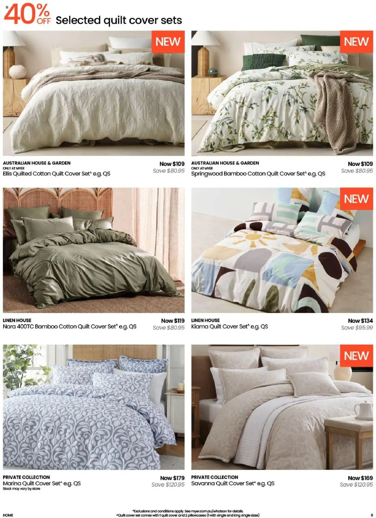 Myer catalogue - valid from 12.08.2025 | Page: 9 | Products: Linen