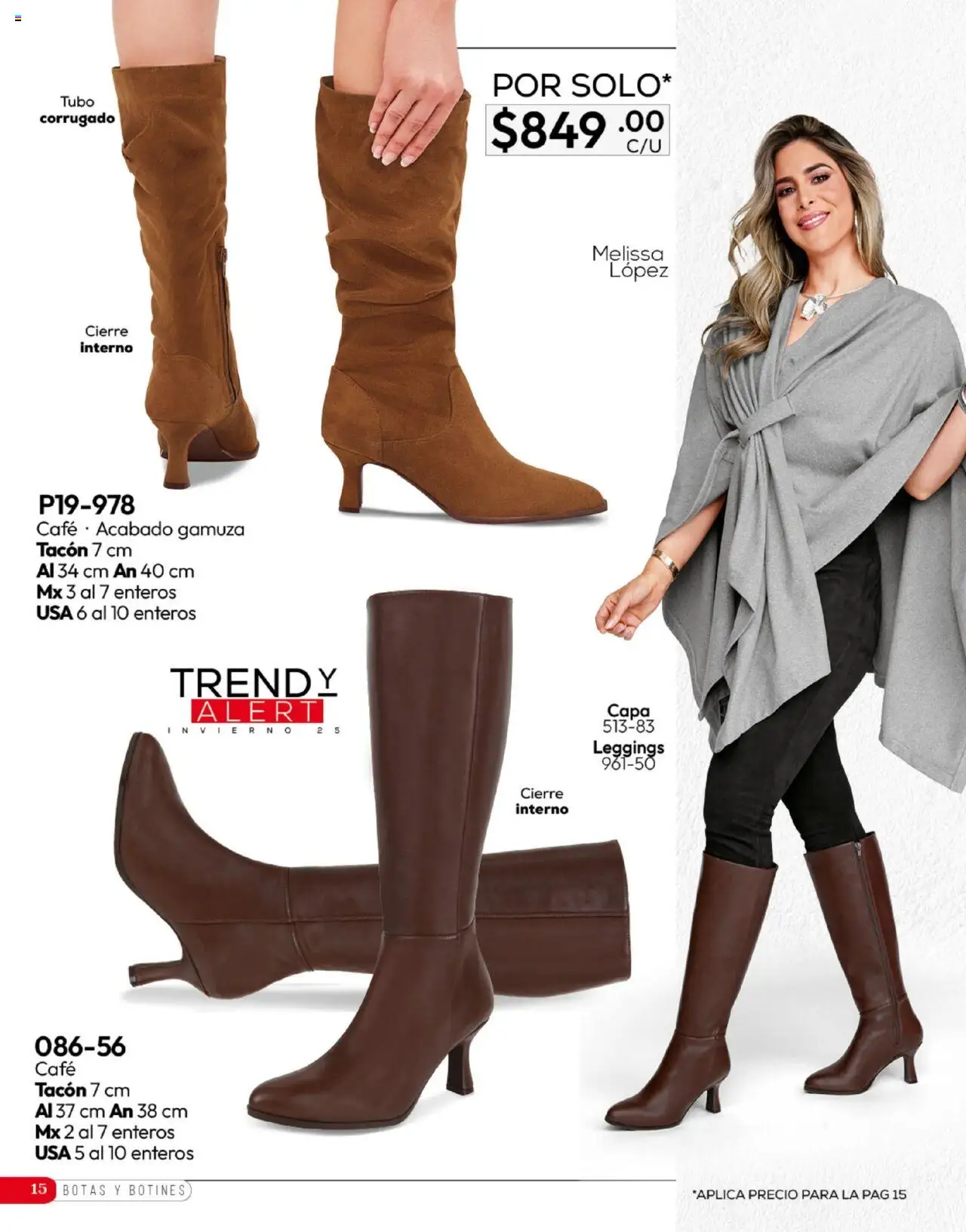 Nuevas ofertas de Cklass válidas en toda la República Mexicana desde el 16.09.2025. ¡Encuentra las mejores ofertas en Cklass - Catálogo Invierno Calzado! | Página: 16 | Productos: Leggings, Botas, Café, Gamuza