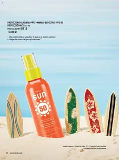 Nuevas ofertas de JAFRA válidas en toda la República Mexicana desde el 01.05.2025. ¡Encuentra las mejores ofertas en PROTECTOR SOLAR EN SPRAY *AMPLIO ESPECTRO *FPS 50 PROTECCIÓN ALTA 125 ML, Protector solar en spray fácil de aplicar de manera uniforme. Otorga una sensación ligera y humectante.! | Página: 44 | Productos: Agua, Protector solar