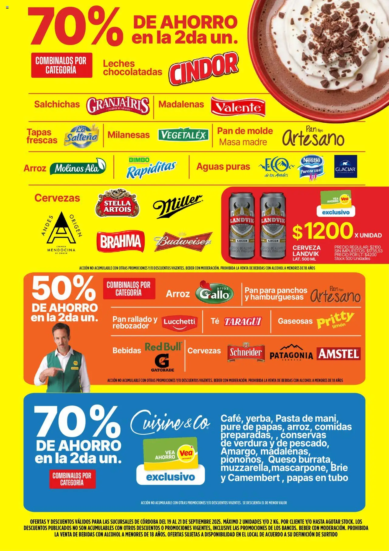 Vea - Oferta fin de semana | Córdoba │ válido desde el 19.09.2025 | Página: 4 | Productos: Molde, Limón, Pan, Pasta