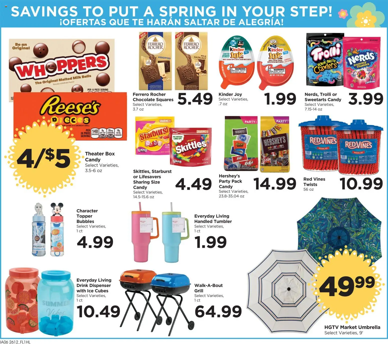 Food 4 Less Weekly Ad - valid from 22.04.2026 | Page: 8 | Products: Box, Butter, Chocolate, Umbrella