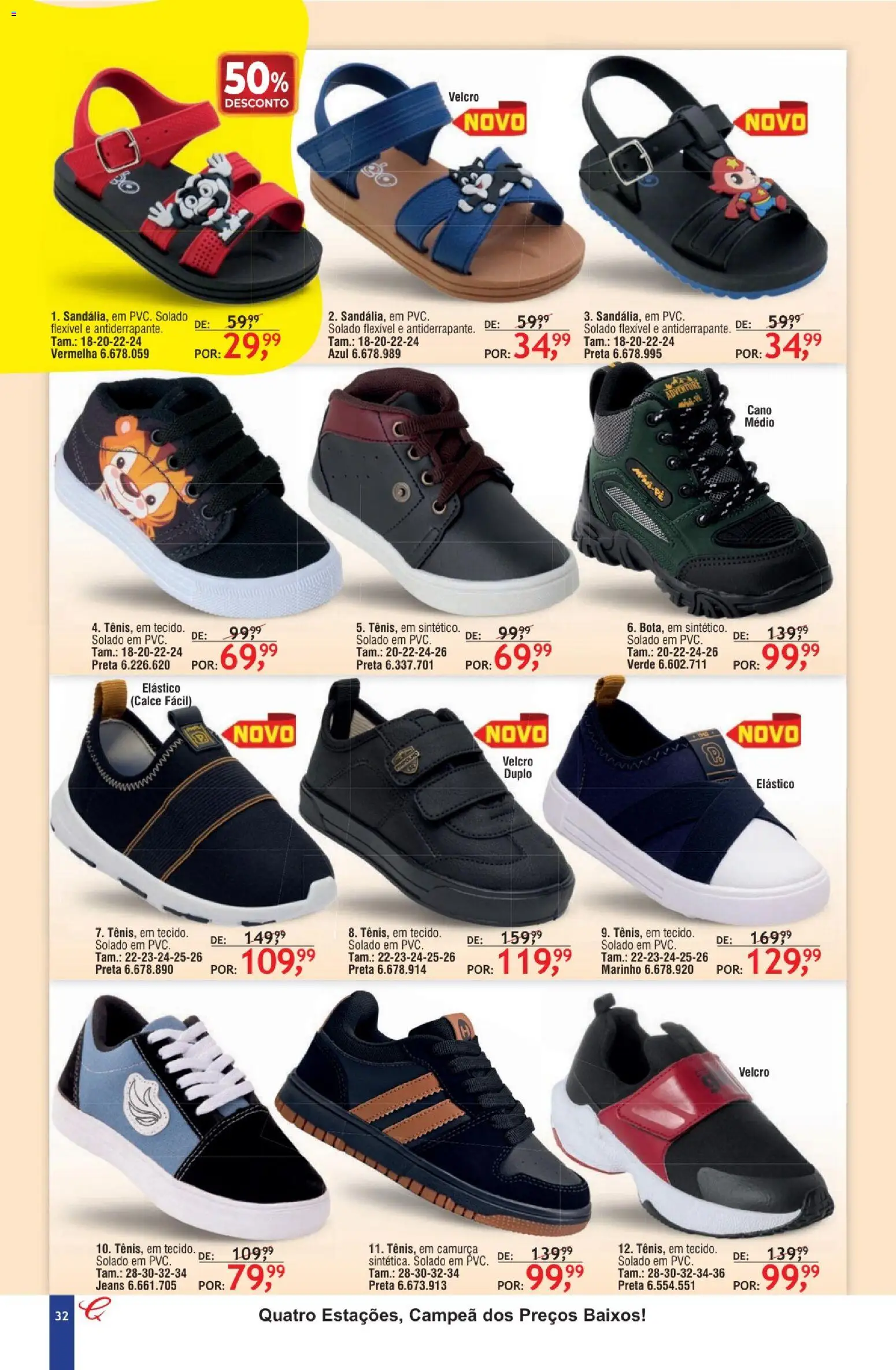 Quatro Estações Folheto - válido de 01.05.2026 | Página: 28 | Produtos: Tecido, Jeans