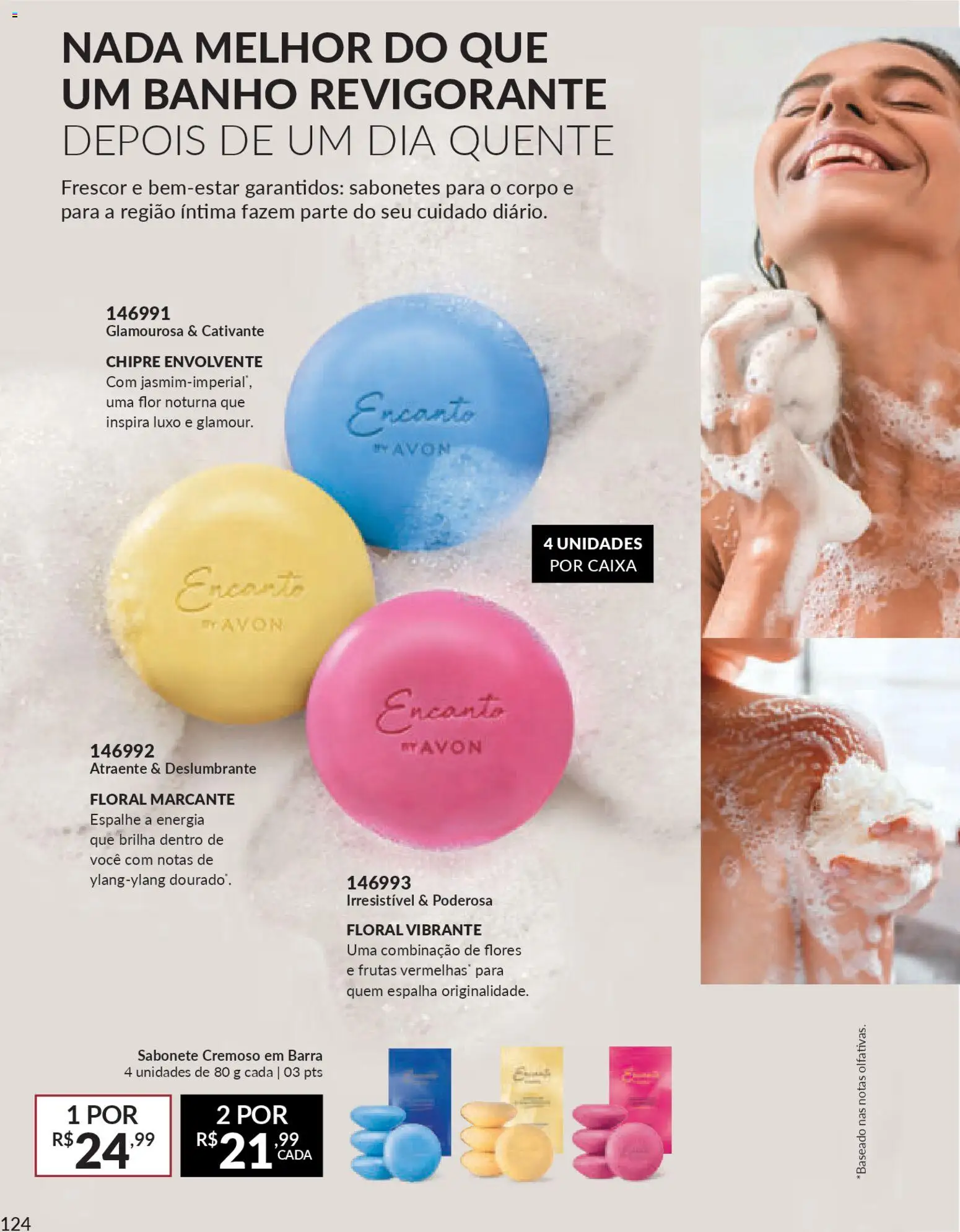 Avon Folheto - válido de 19.12.2025 | Página: 124 | Produtos: Flores, Caixa, Sabonete