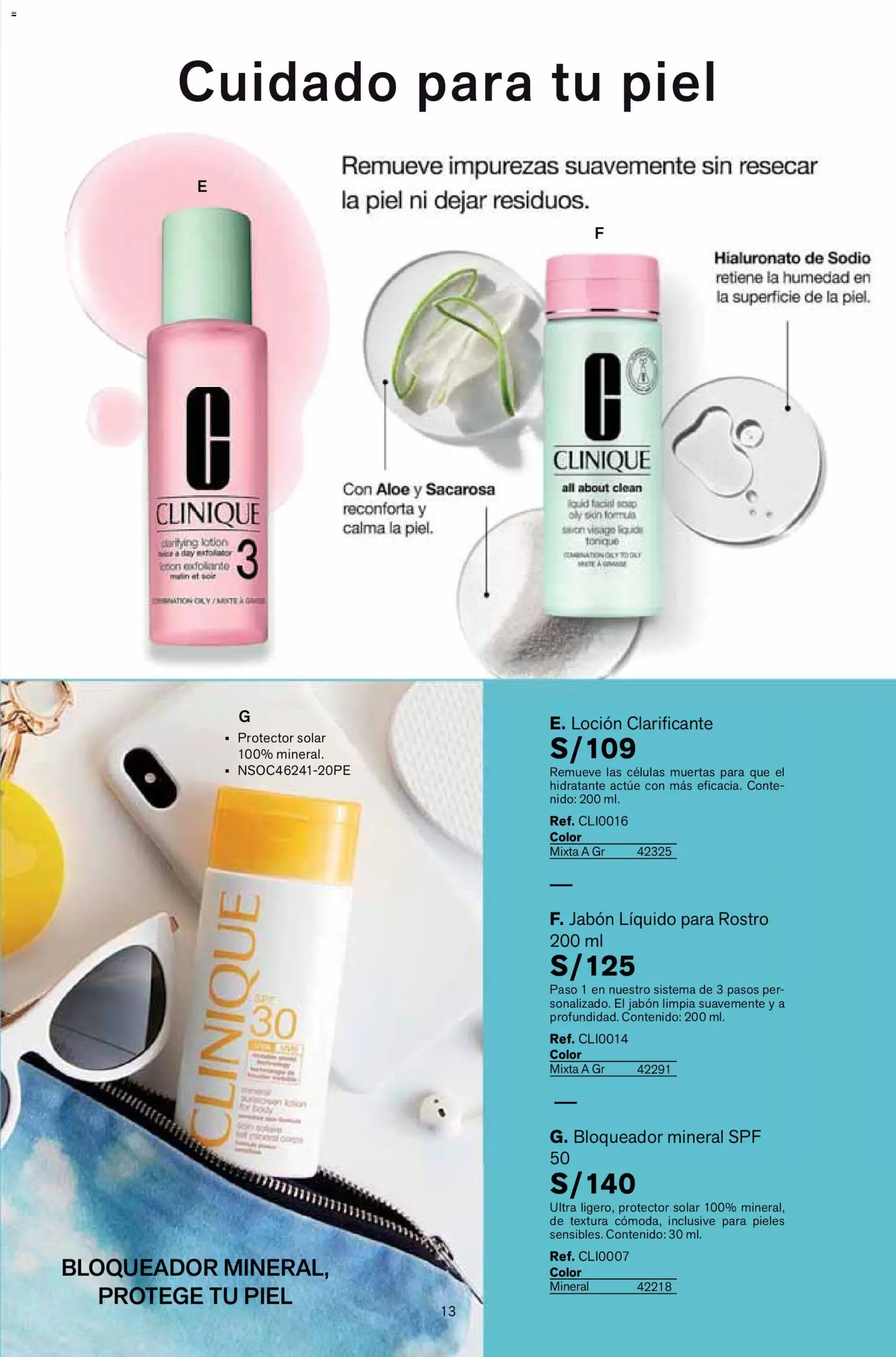 Catálogo Leonisa válido desde 16.01.2026 | Página: 13 | Productos: Protector solar, Jabón