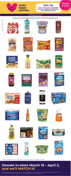 Preview of Thrifty Foods weekly flyer / circulaire from shop Thrifty Foods valid from 19.03.2026 | Page: 15 | Products: Sponge, Cheese, Chocolate, Chicken