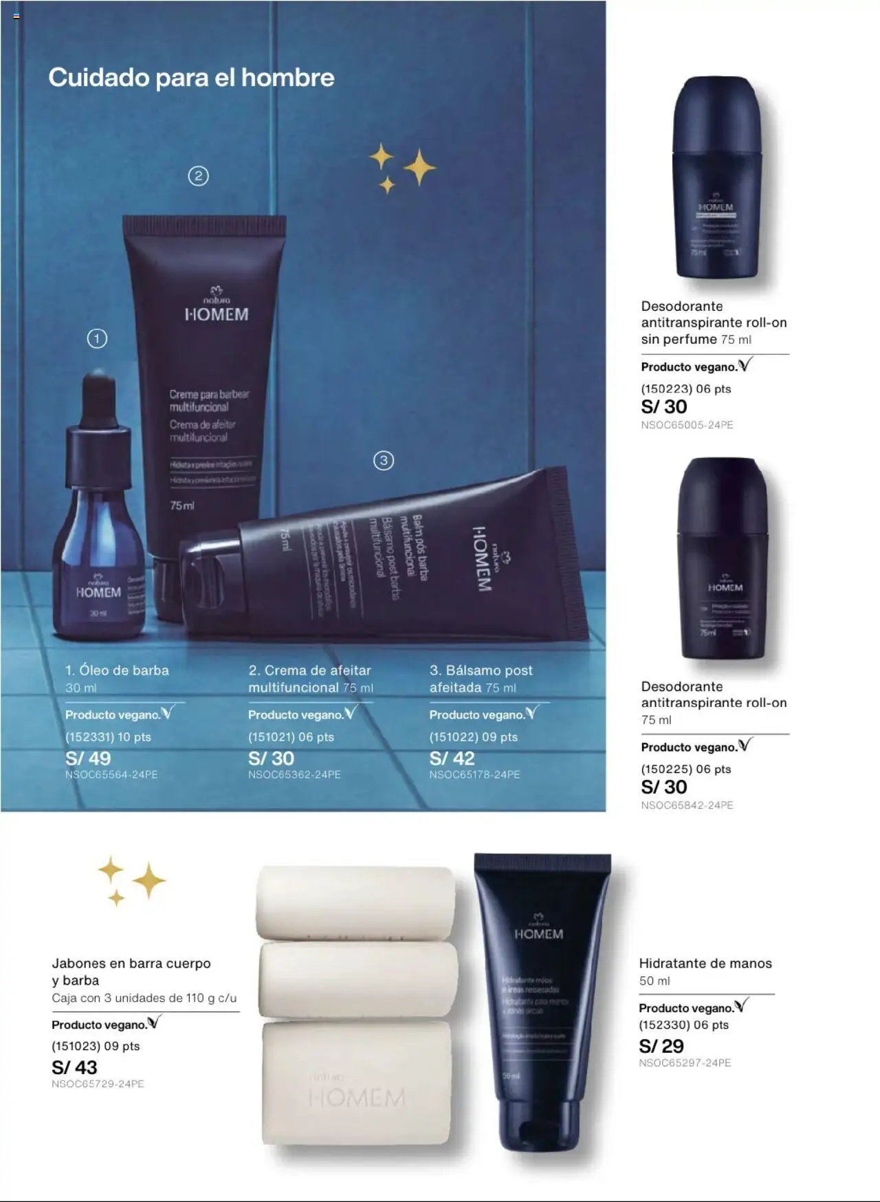 Catálogo Natura válido desde 03.10.2025 | Página: 79 | Productos: Desodorante, Antitranspirante, Caja, Crema