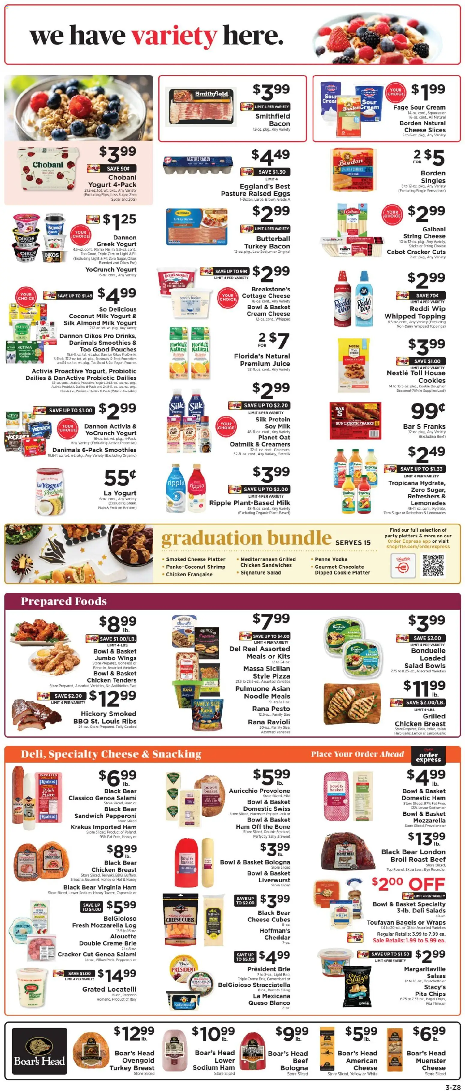 ShopRite Weekly Ad - valid from 24.04.2026 | Page: 5 | Products: Pillow, Juice, Wine, Pepper