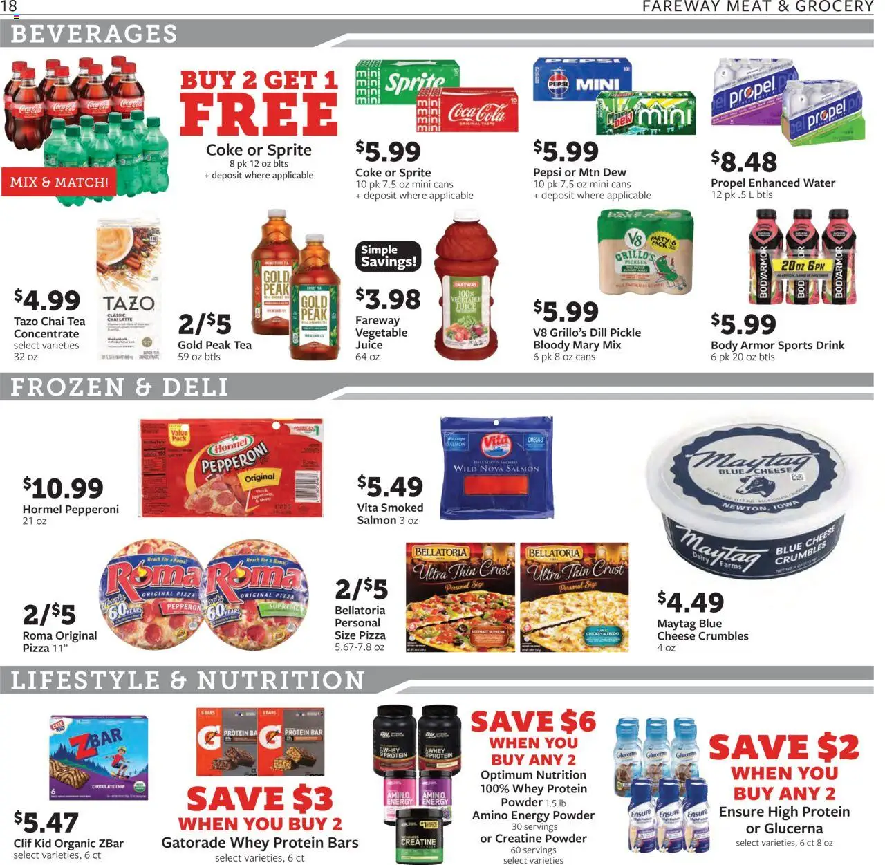 Fareway Weekly Ad - valid from 29.09.2025 | Page: 18 | Products: Chocolate, Juice, Tea, Dill