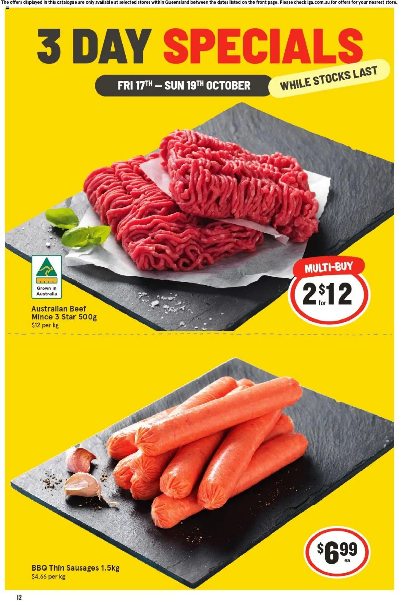 IGA catalogue - valid from 17.10.2025 | Page: 1 | Products: Beef