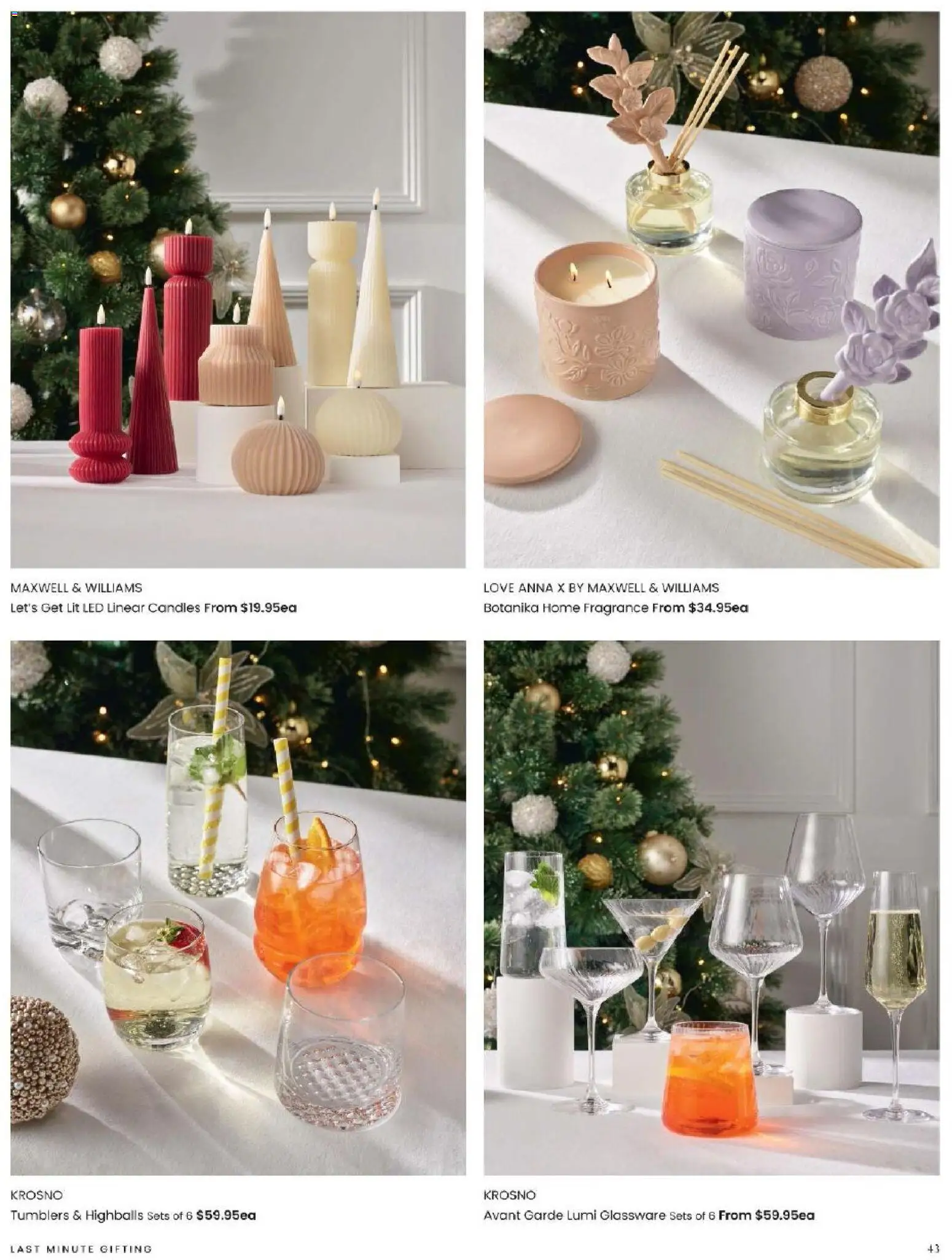 Myer catalogue - valid from 04.12.2025 | Page: 43 | Products: Fragrance, Glassware, Candles
