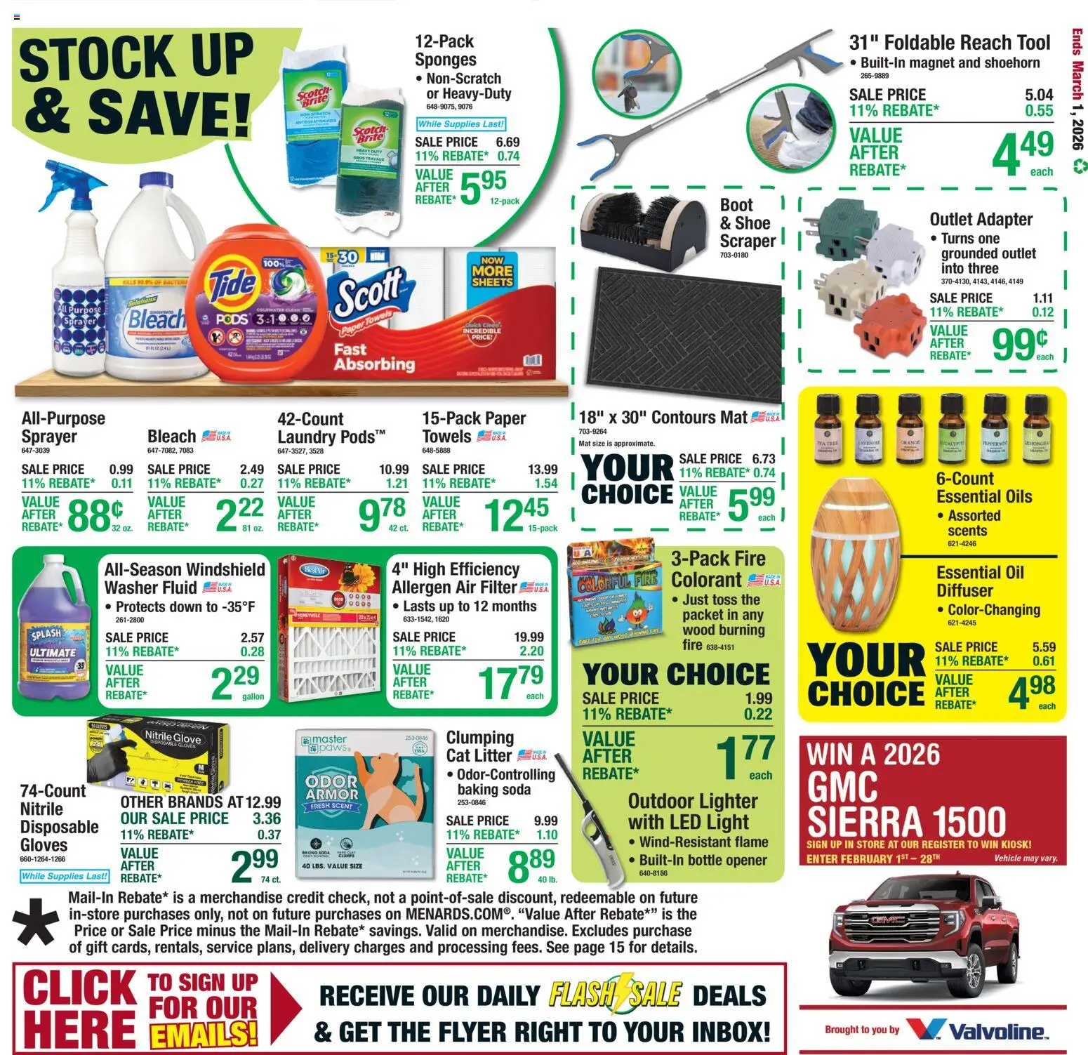 Menards Weekly Ad - valid from 15.02.2026 | Page: 23 | Products: Opener, Oil, Tea, Adapter