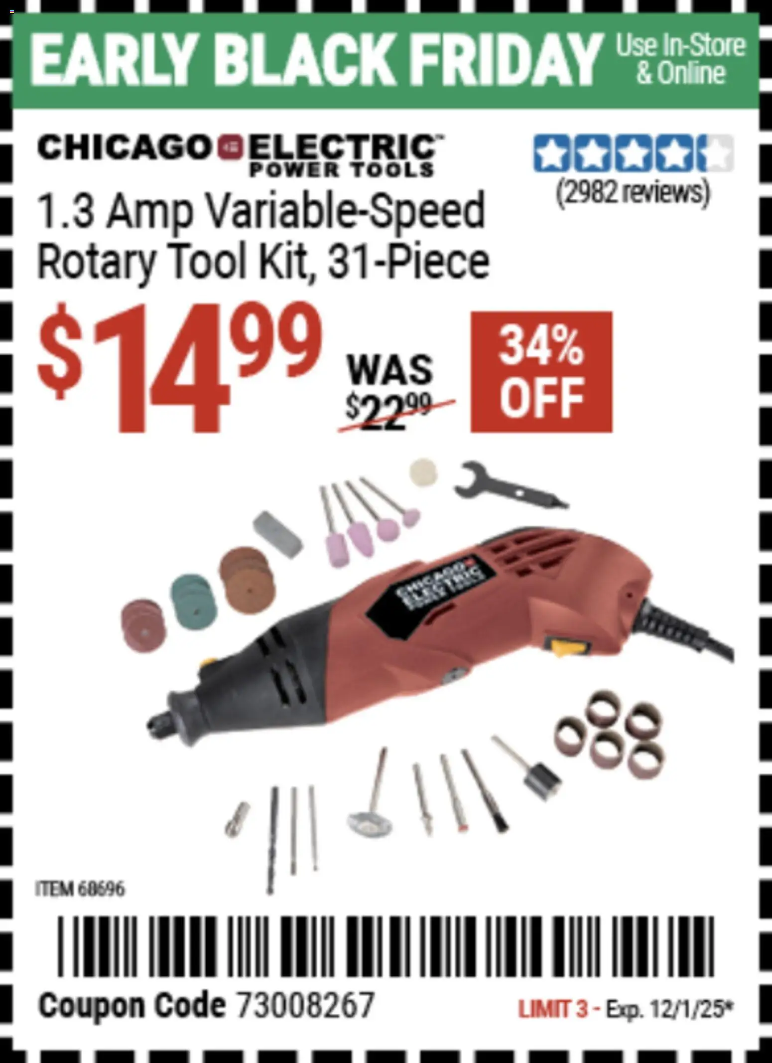Harbor Freight Early Black Friday - valid from 10.11.2025 | Page: 6