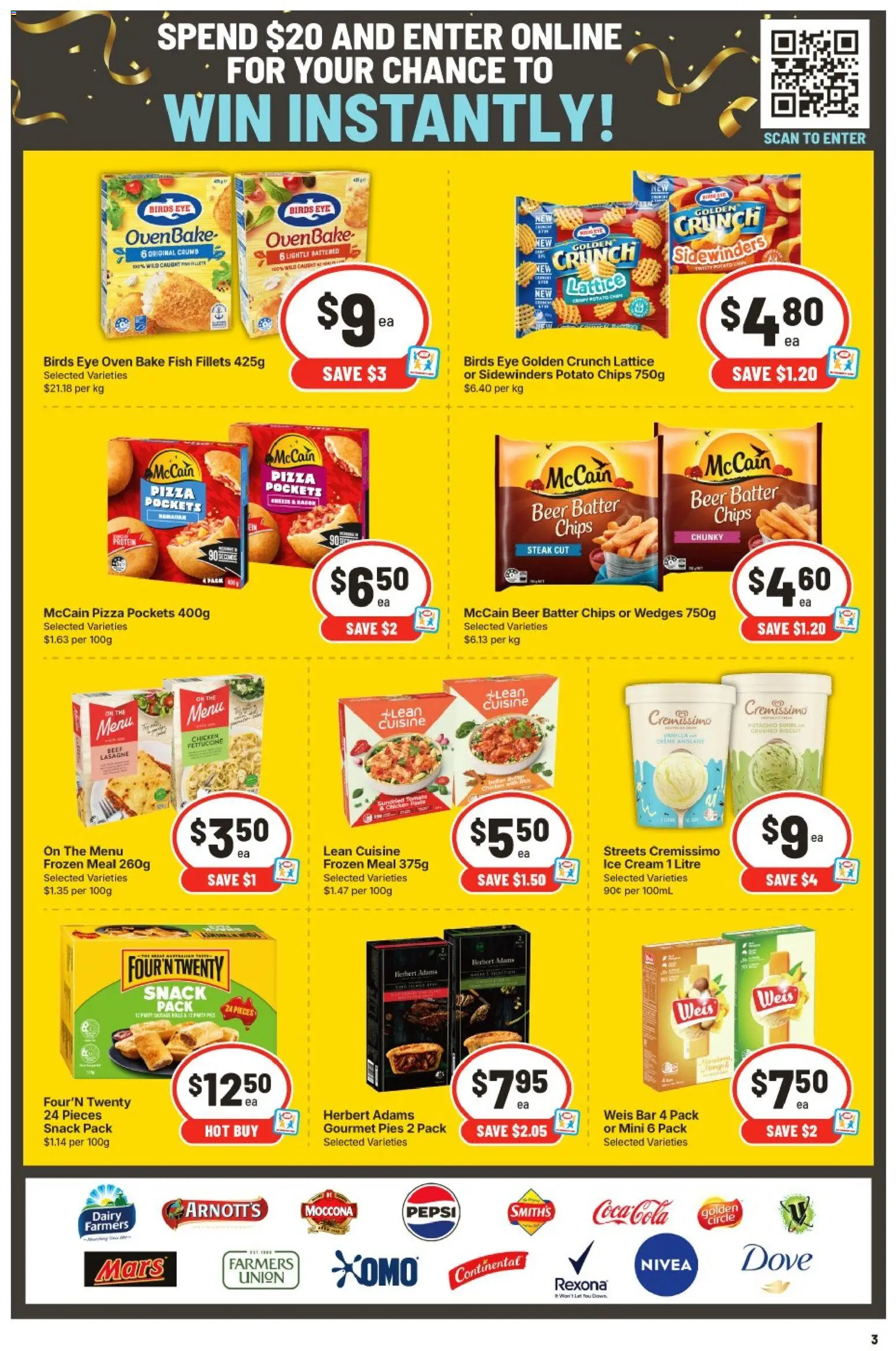 IGA catalogue - valid from 29.04.2026 | Page: 3 | Products: Chicken, Beef, Pies, Moccona