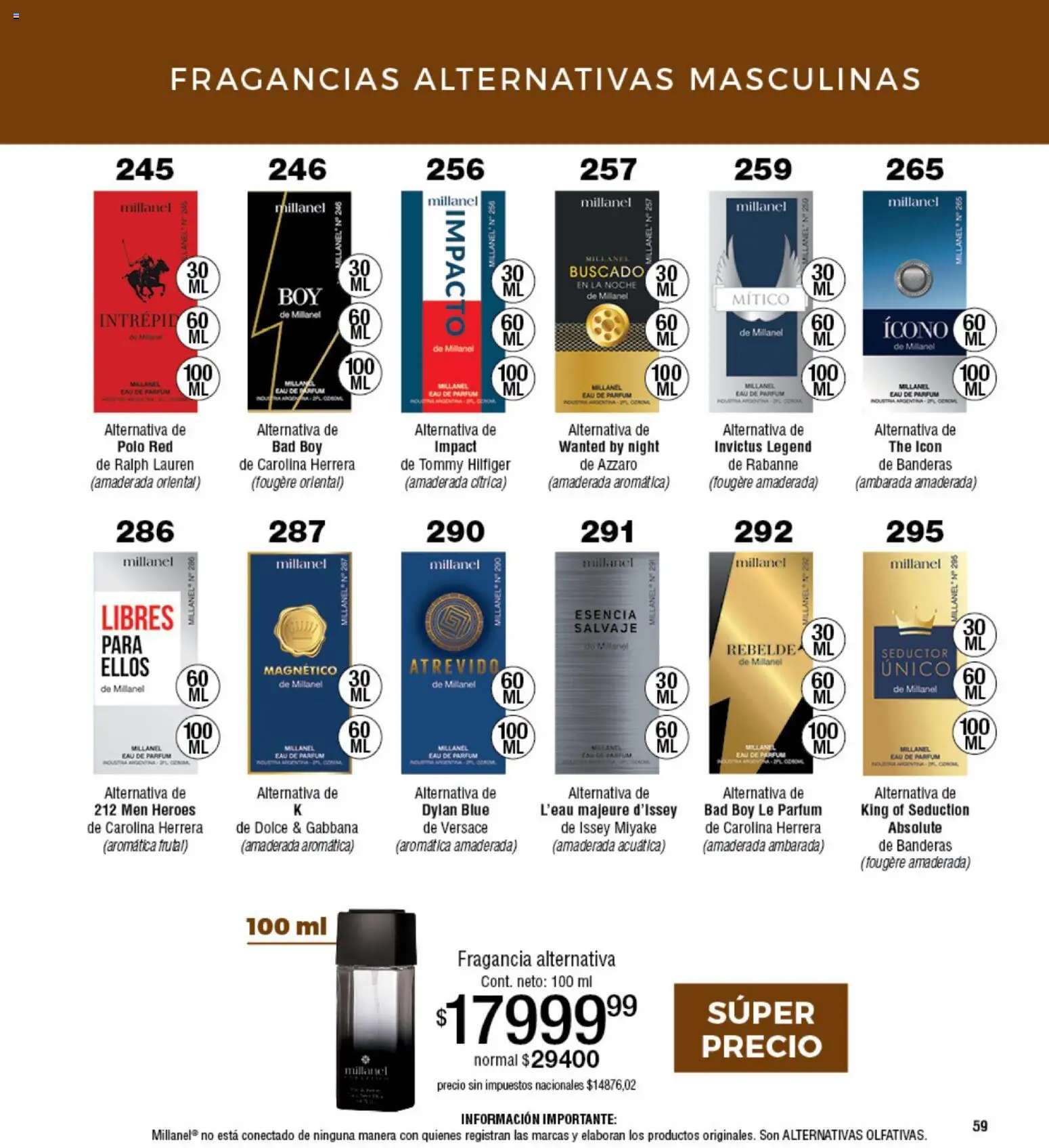 Millanel - Catálogo │ válido desde el 10.11.2025 | Página: 61 | Productos: Fragancia
