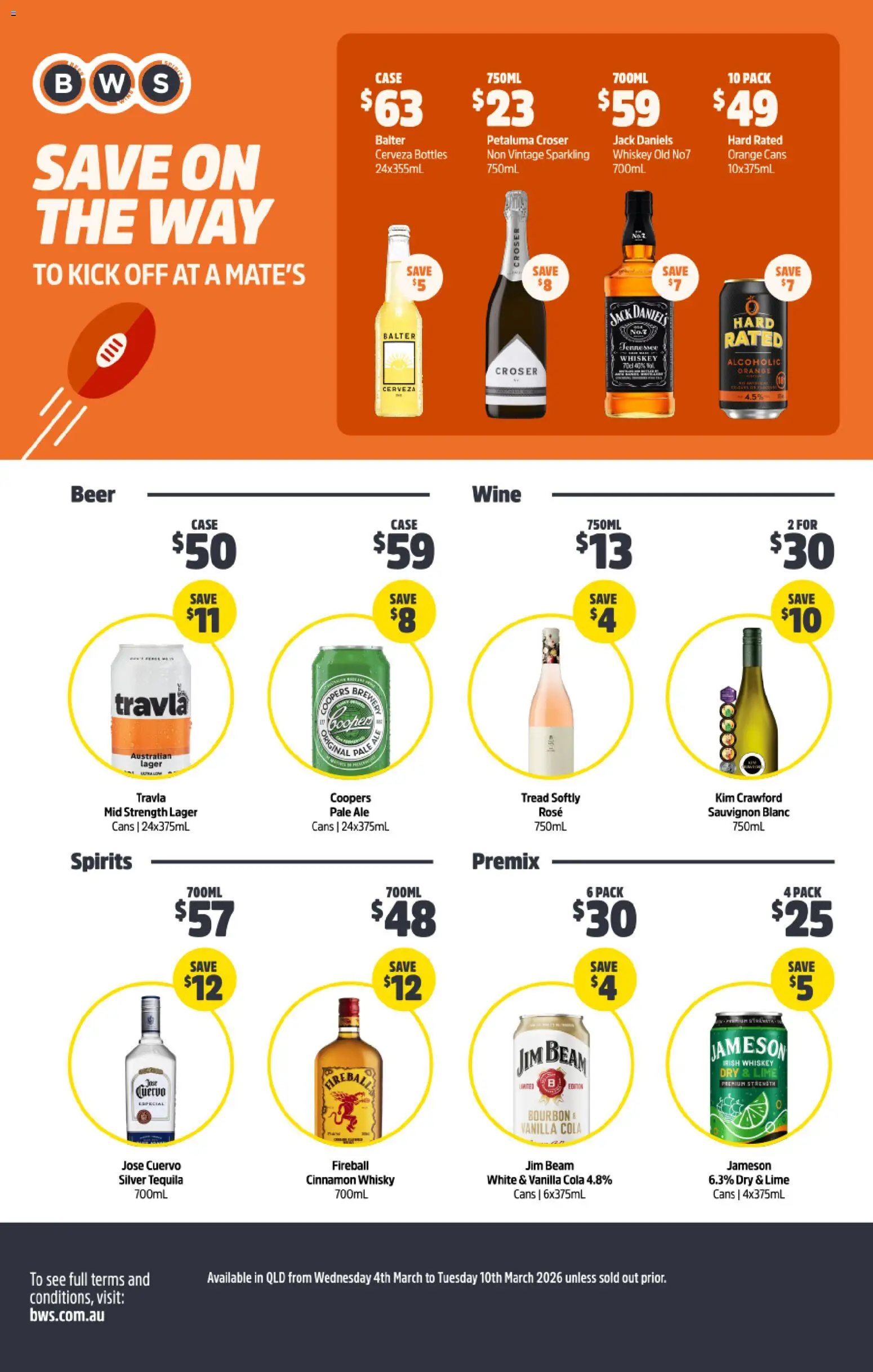 Woolworths catalogue - valid from 04.03.2026 | Page: 55 | Products: Wine, Beer, Bourbon, Whiskey