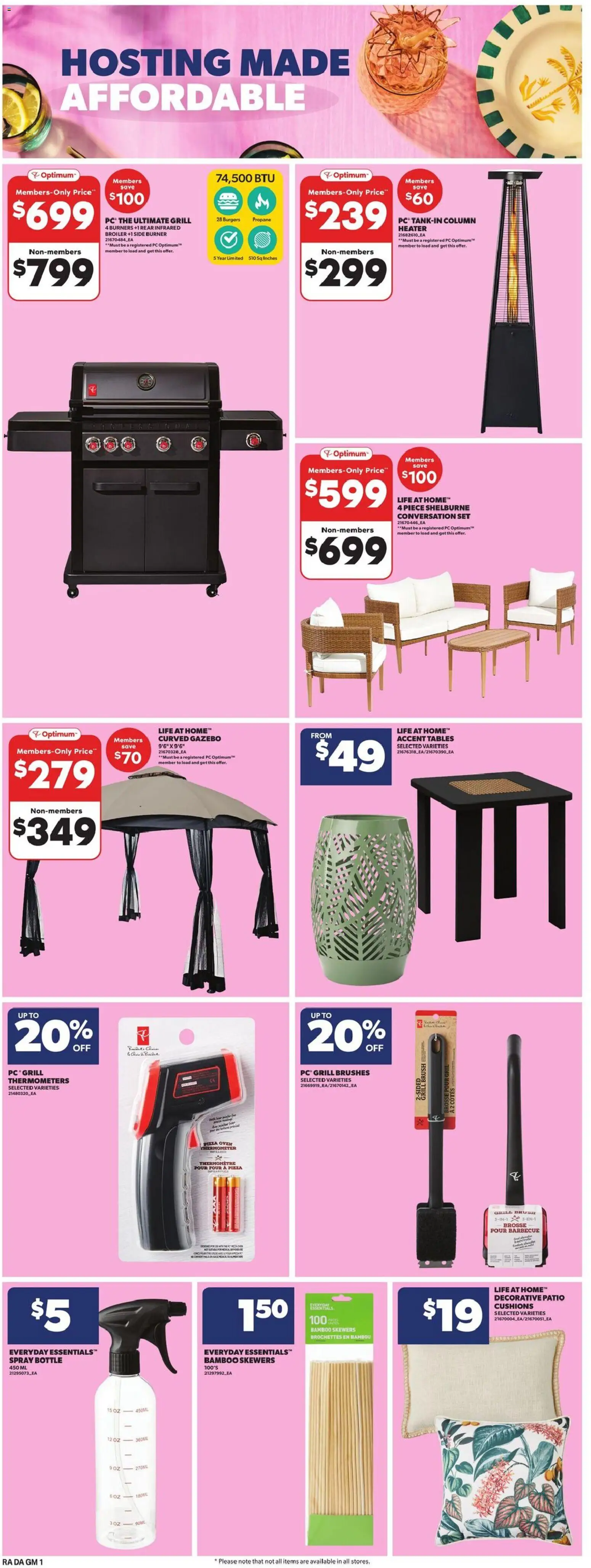 Atlantic Superstore flyer valid from 12.03.2026 | Page: 21 | Products: PC, Oven, Thermometer, Pizza