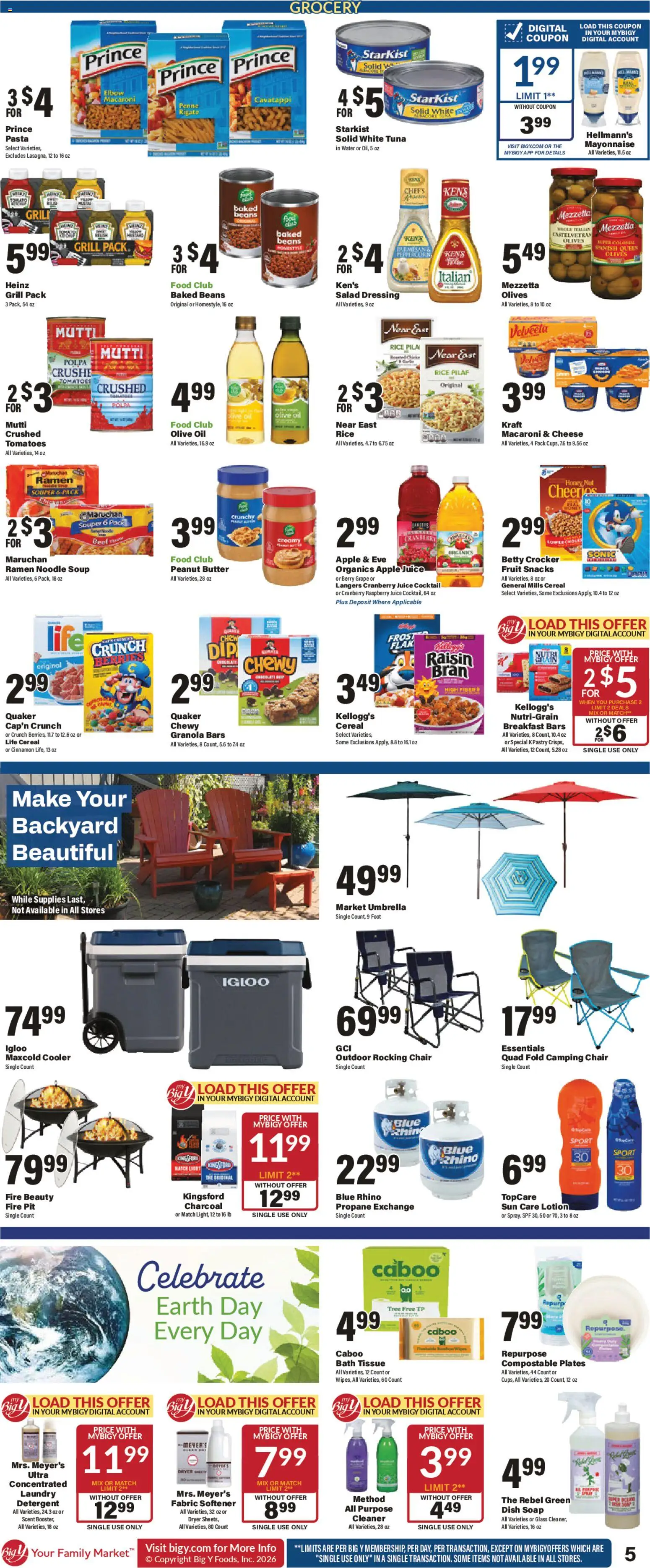 Big Y Weekly Ad - valid from 16.04.2026 | Page: 8 | Products: Butter, Cheese, Soap, Raspberry