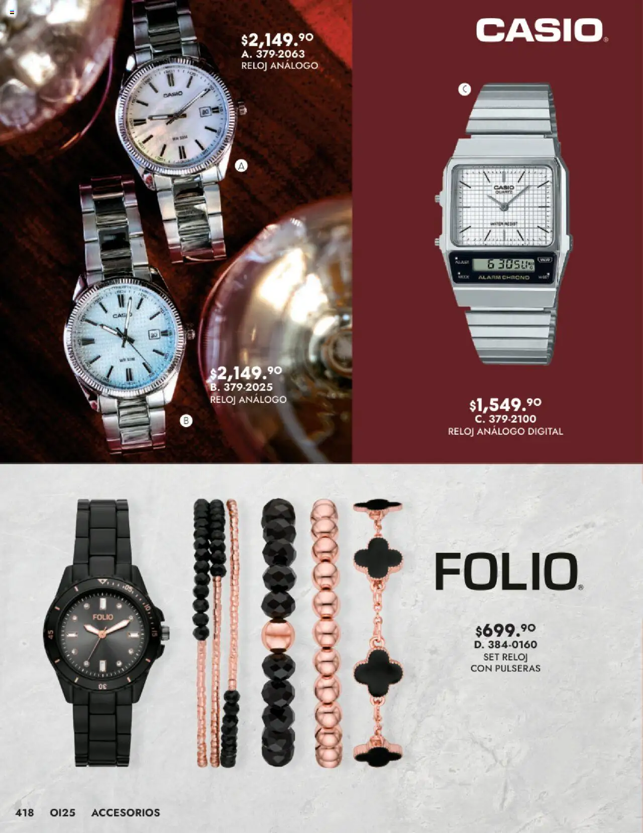 Nuevas ofertas de Andrea válidas en toda la República Mexicana desde el 24.08.2025. ¡Encuentra las mejores ofertas en Andrea - Catálogo Accesorios! | Página: 32 | Productos: Reloj