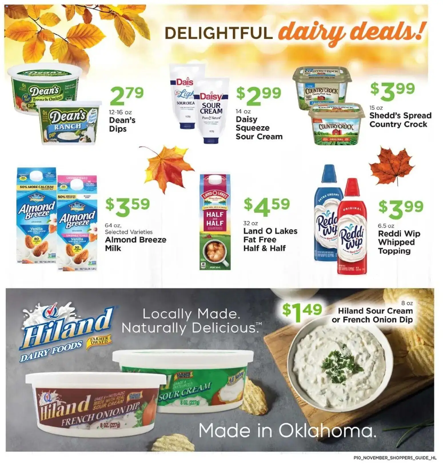 Homeland Bring Savings Home Shopper's Guide - valid from 01.11.2025 | Page: 10 | Products: Milk, Sour cream, Cream, Onion