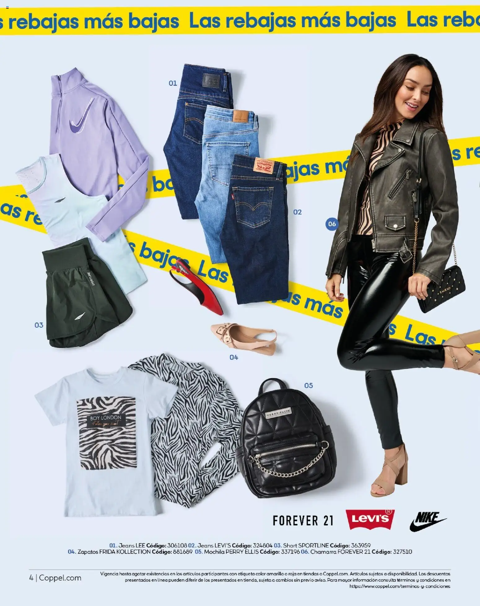 Nuevas ofertas de Coppel válidas en toda la República Mexicana desde el 10.01.2026. ¡Encuentra las mejores ofertas en Coppel catálogo Invierno! | Página: 5 | Productos: Chamarra, Zapatos, Mochila, Short
