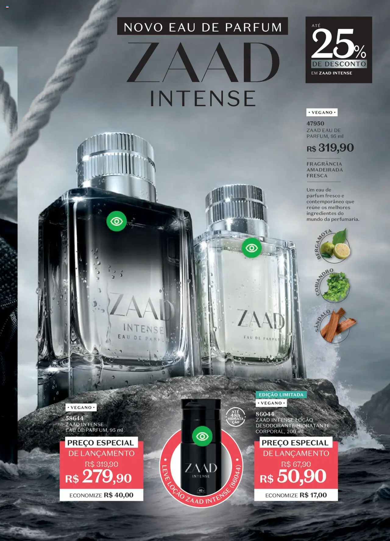 O Boticário Folheto - válido de 11.08.2025 | Página: 37 | Produtos: Bergamota, Fragrância, Desodorante
