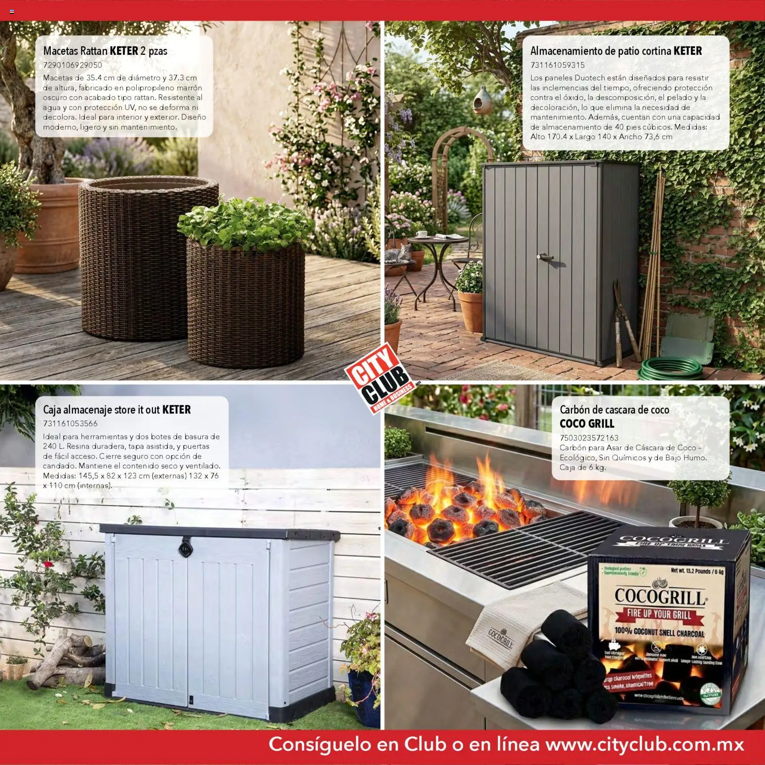 Nuevas ofertas de City Club válidas en toda la República Mexicana desde el 13.03.2026. ¡Encuentra las mejores ofertas en City Club Catálogo de muebles! | Página: 17