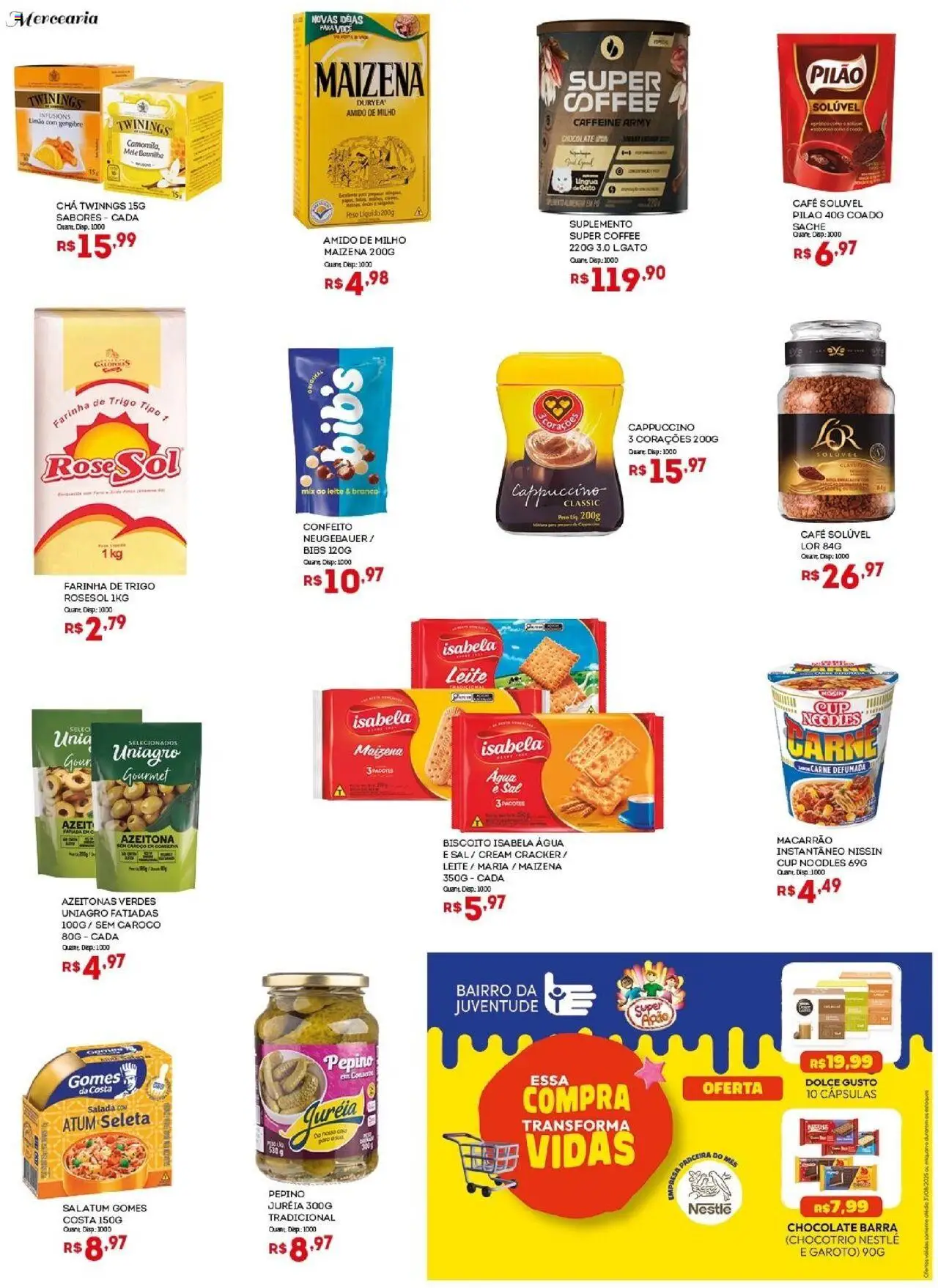 Bistek Supermercados Folheto - válido de 30.07.2025 | Página: 6 | Produtos: Azeitonas, Gengibre, Amido de milho, Chocolate