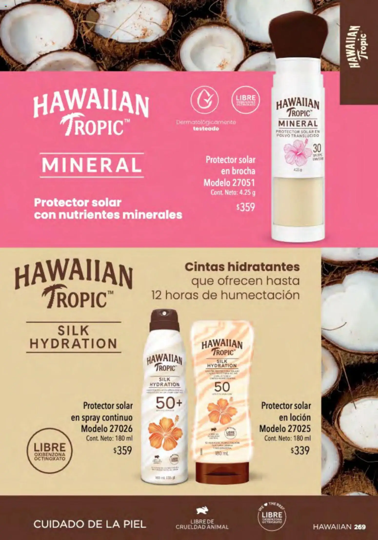 Nuevas ofertas de Ilusión válidas en toda la República Mexicana desde el 01.03.2026. ¡Encuentra las mejores ofertas en Ilusión catálogo Primavera! | Página: 271 | Productos: Loción, Polvo, Protector solar