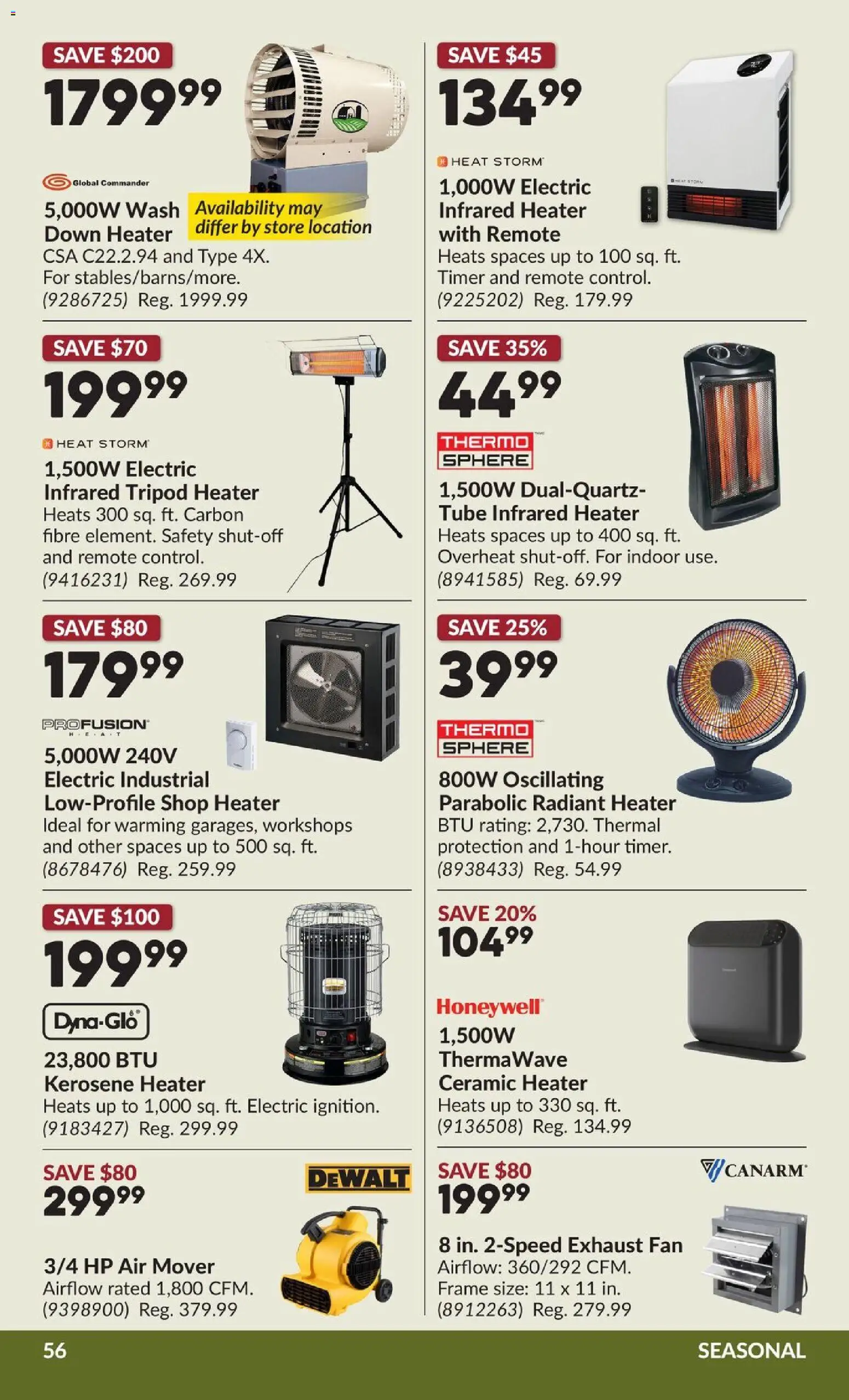 Princess Auto flyer valid from 04.11.2025 | Page: 63 | Products: Fan