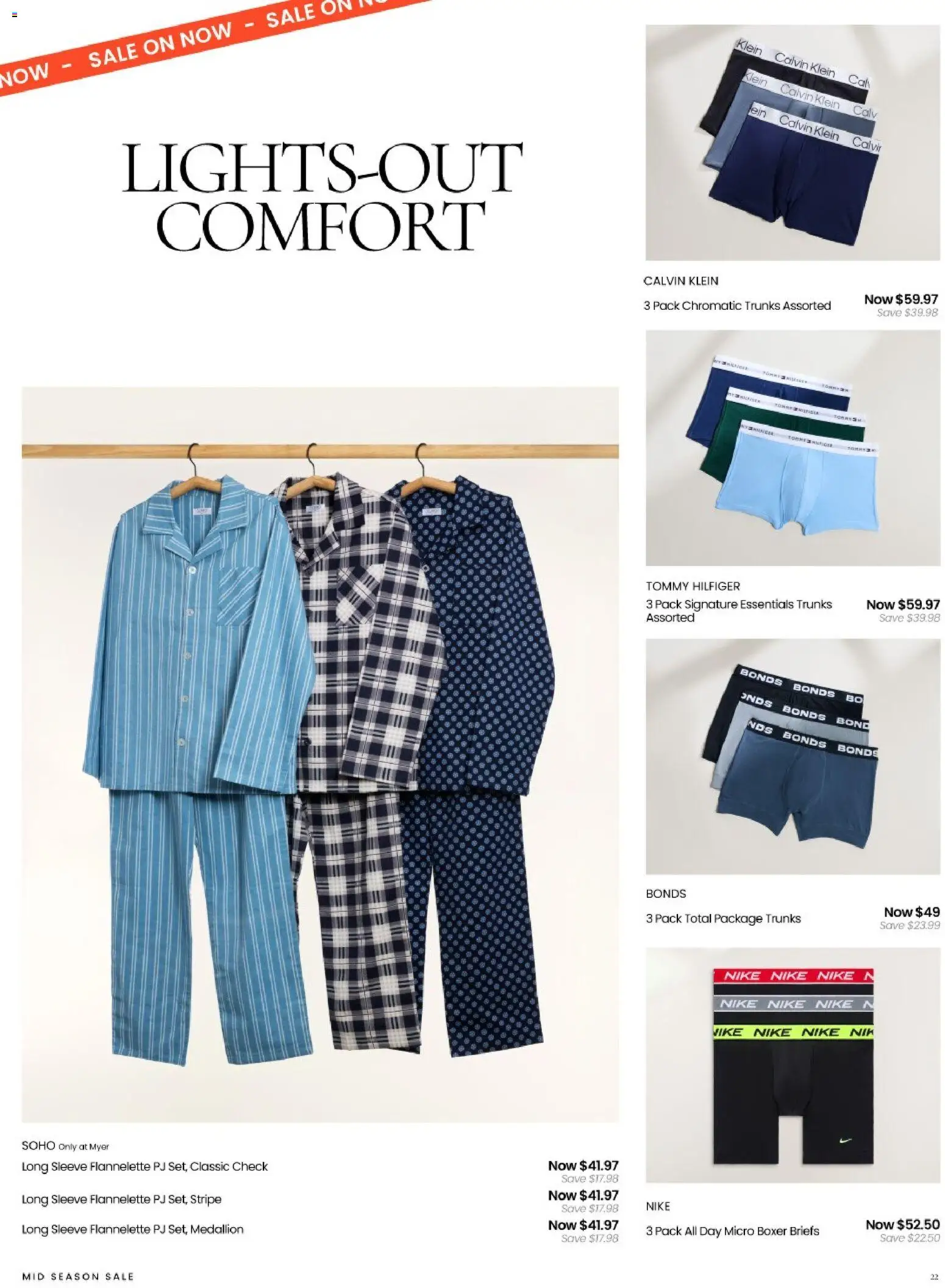 Myer catalogue - valid from 04.03.2026 | Page: 22 | Products: Long sleeve, Briefs, Trunks