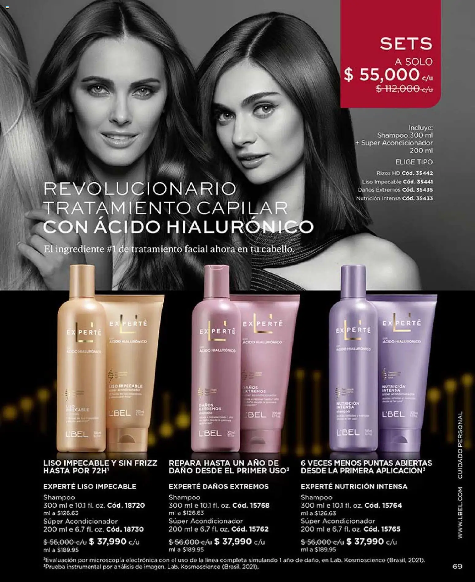 L'Bel revista - valida desde el 03.11.2025 | Página: 69 | Productos: Shampoo, Acondicionador