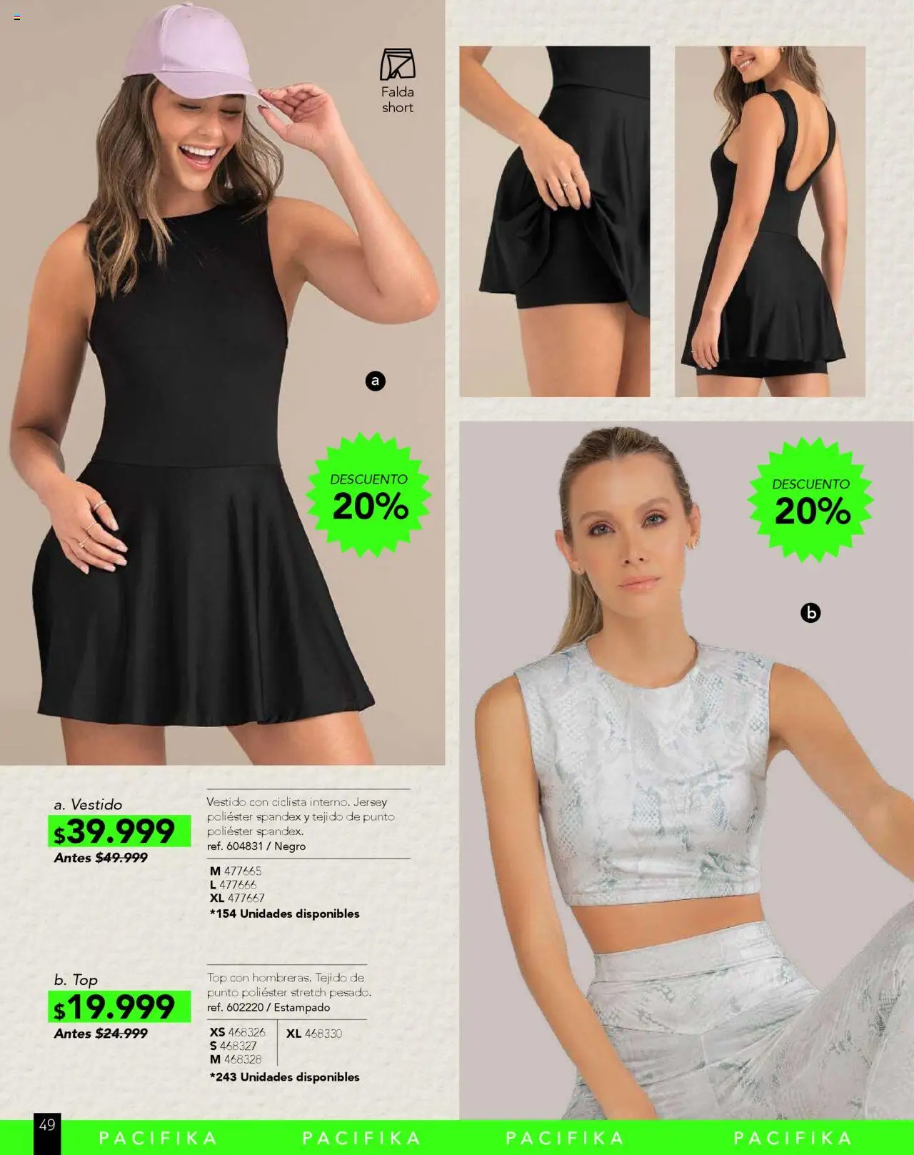 Pacifika revista - valida desde el 10.09.2025 | Página: 244 | Productos: Falda, Short, Top, Vestido