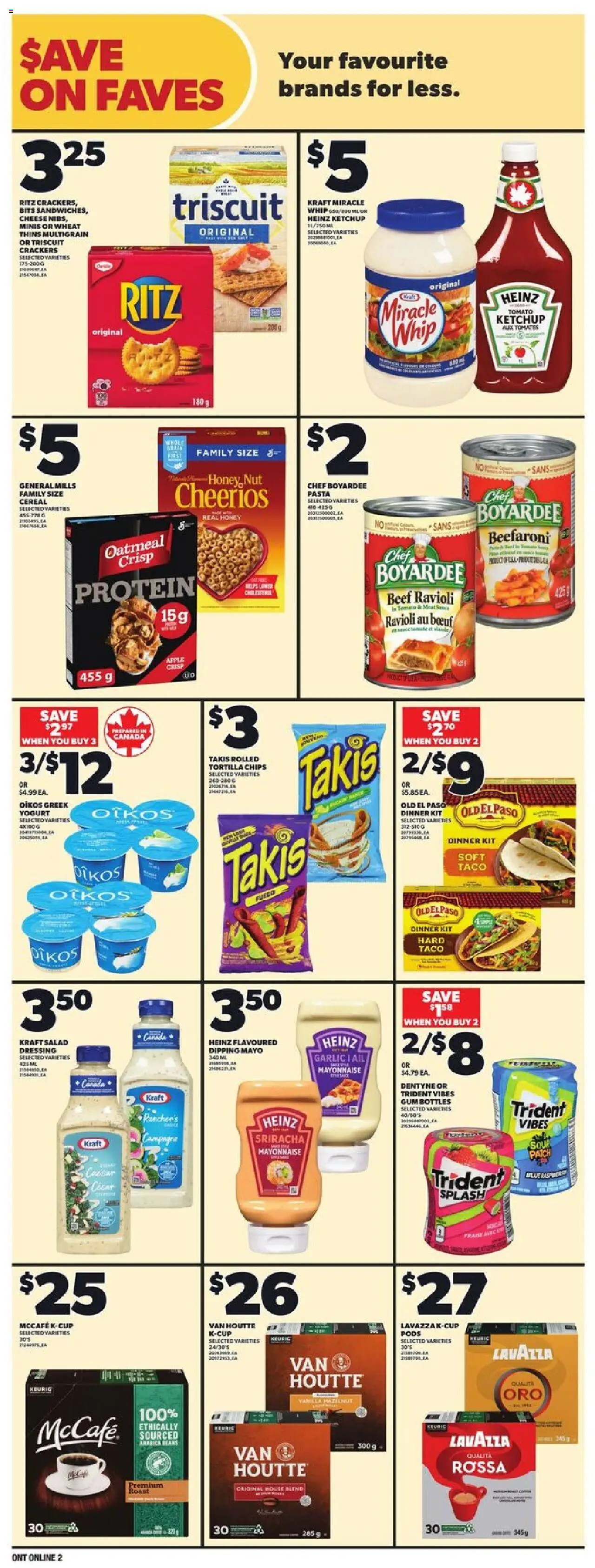 Zehrs flyer valid from 14.08.2025 | Page: 9 | Products: Pasta, Chips, Ketchup, Salad